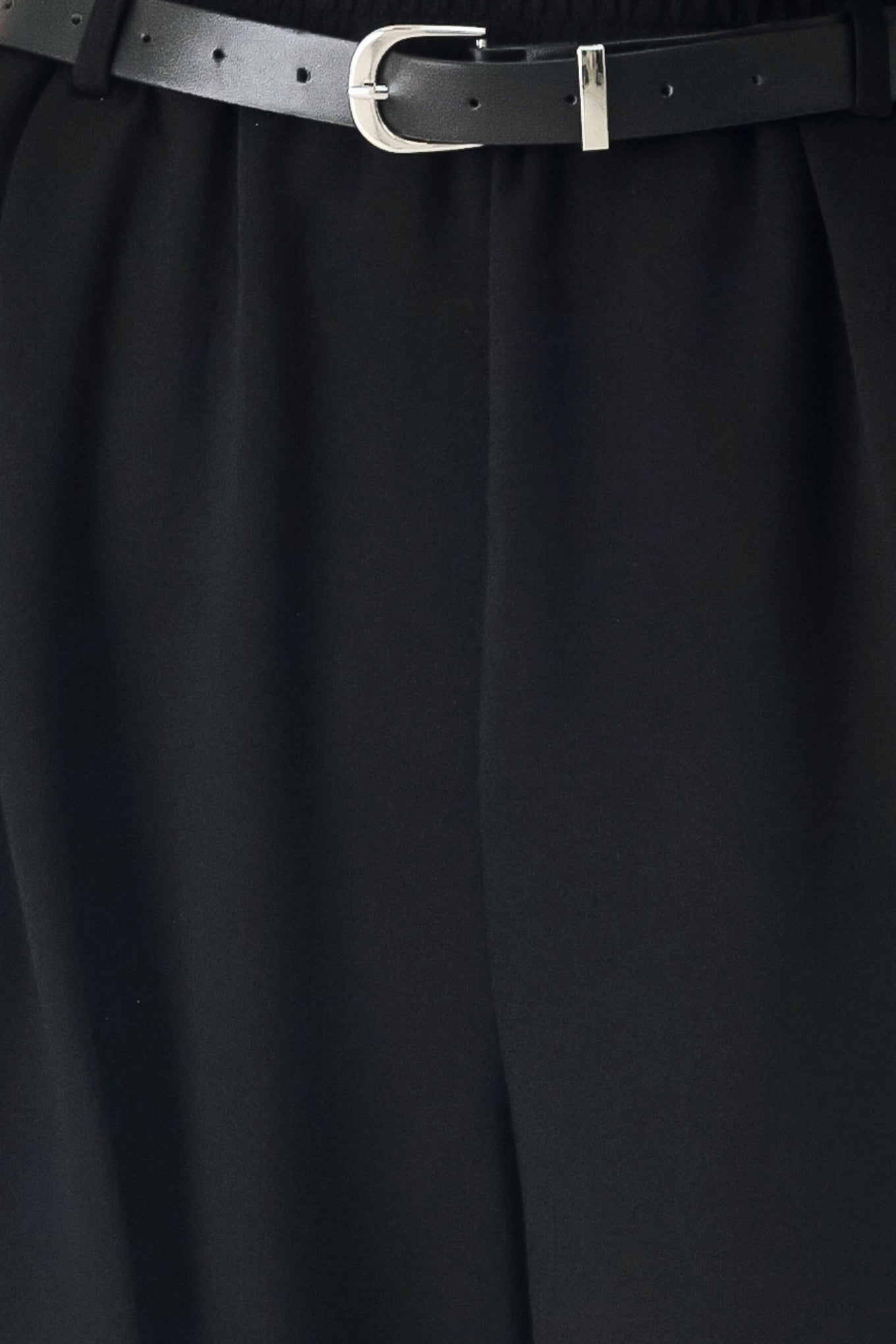 BLACK TIE PALAZZO WIDE LEG PANTS