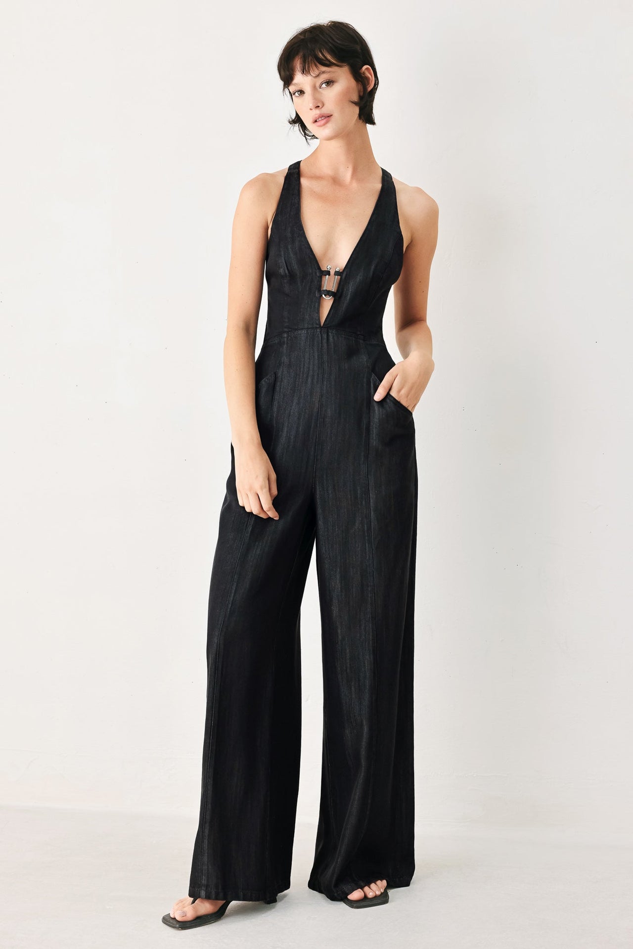 NOIR COAS WOVEN JUMPSUIT