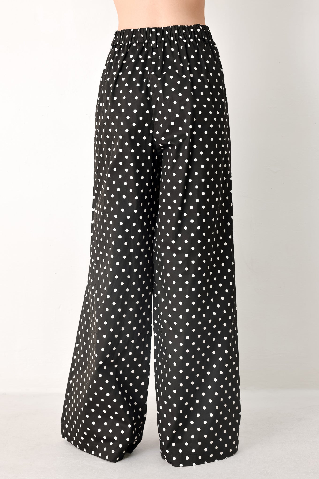 FOREVER CHIC POLKA WOVEN PANTS
