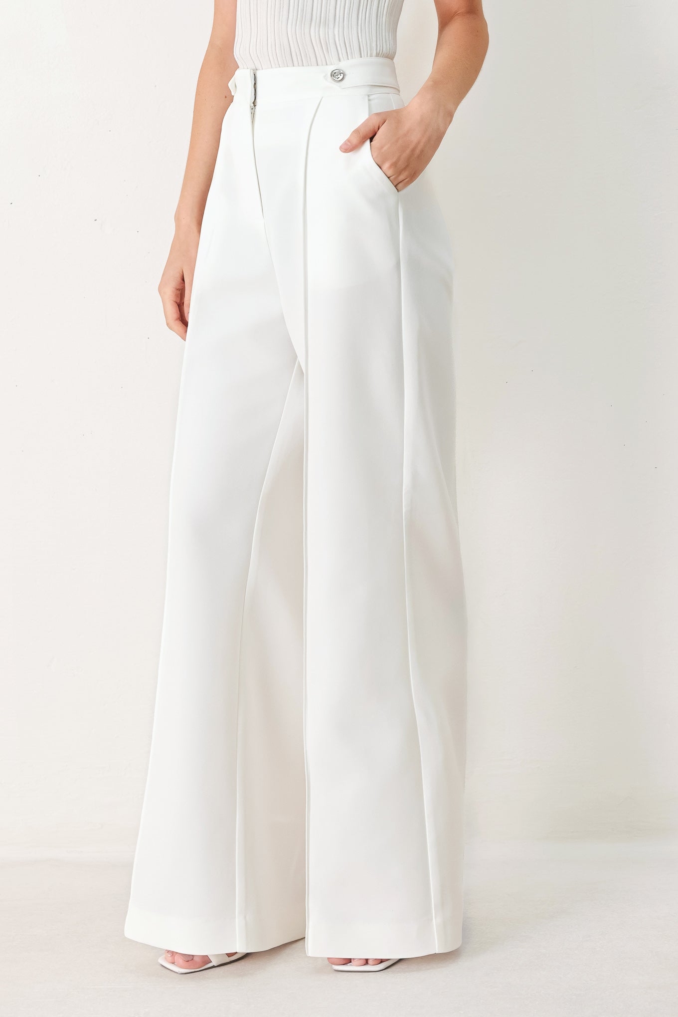CRYSTAL BAY WOVEN WIDE LEG PANTS