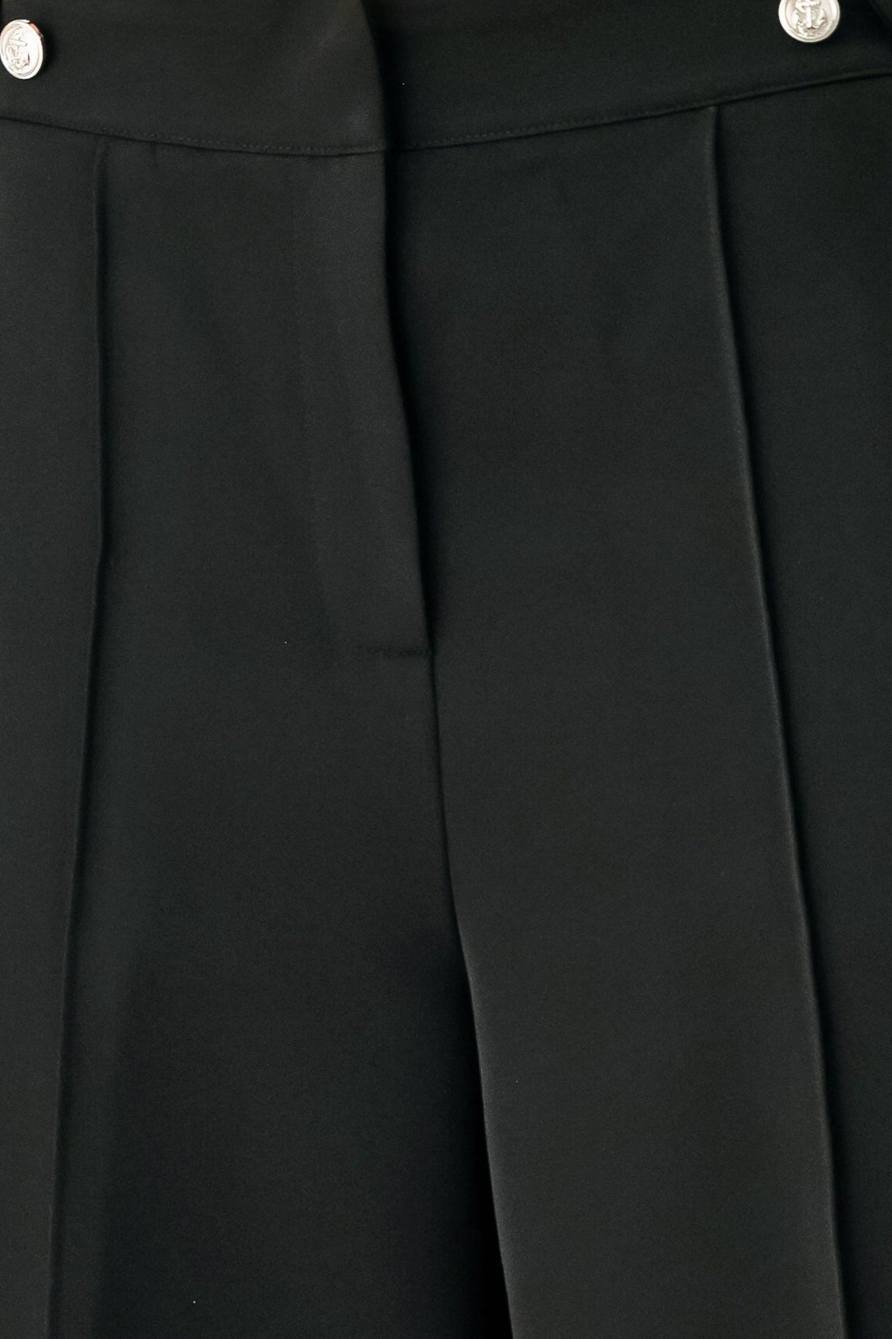 BLACK POWER PALAZZO WOVEN PANTS