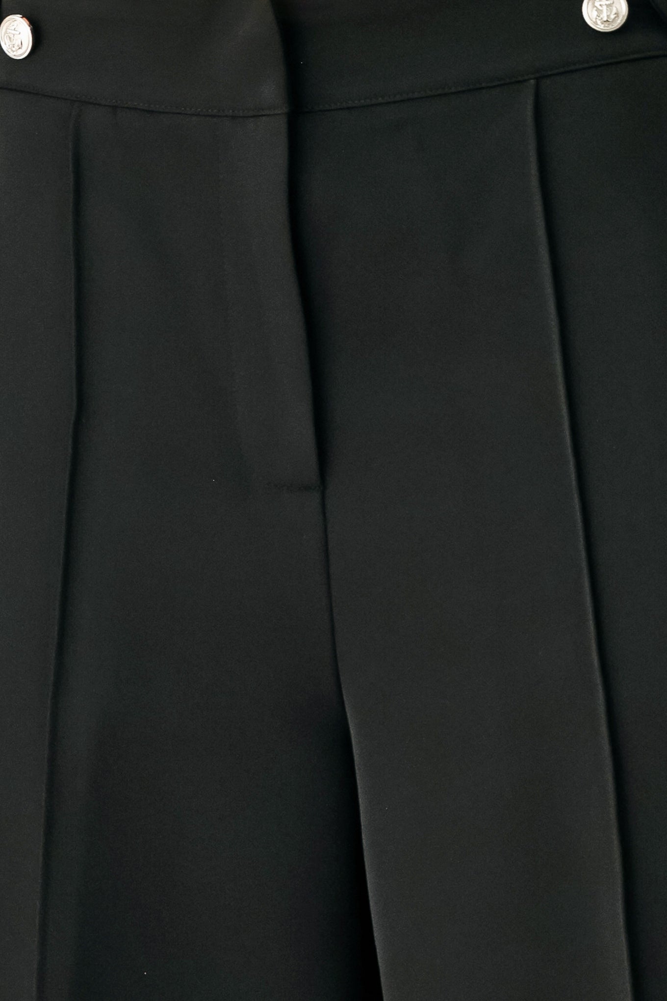 BLACK POWER PALAZZO WOVEN PANTS
