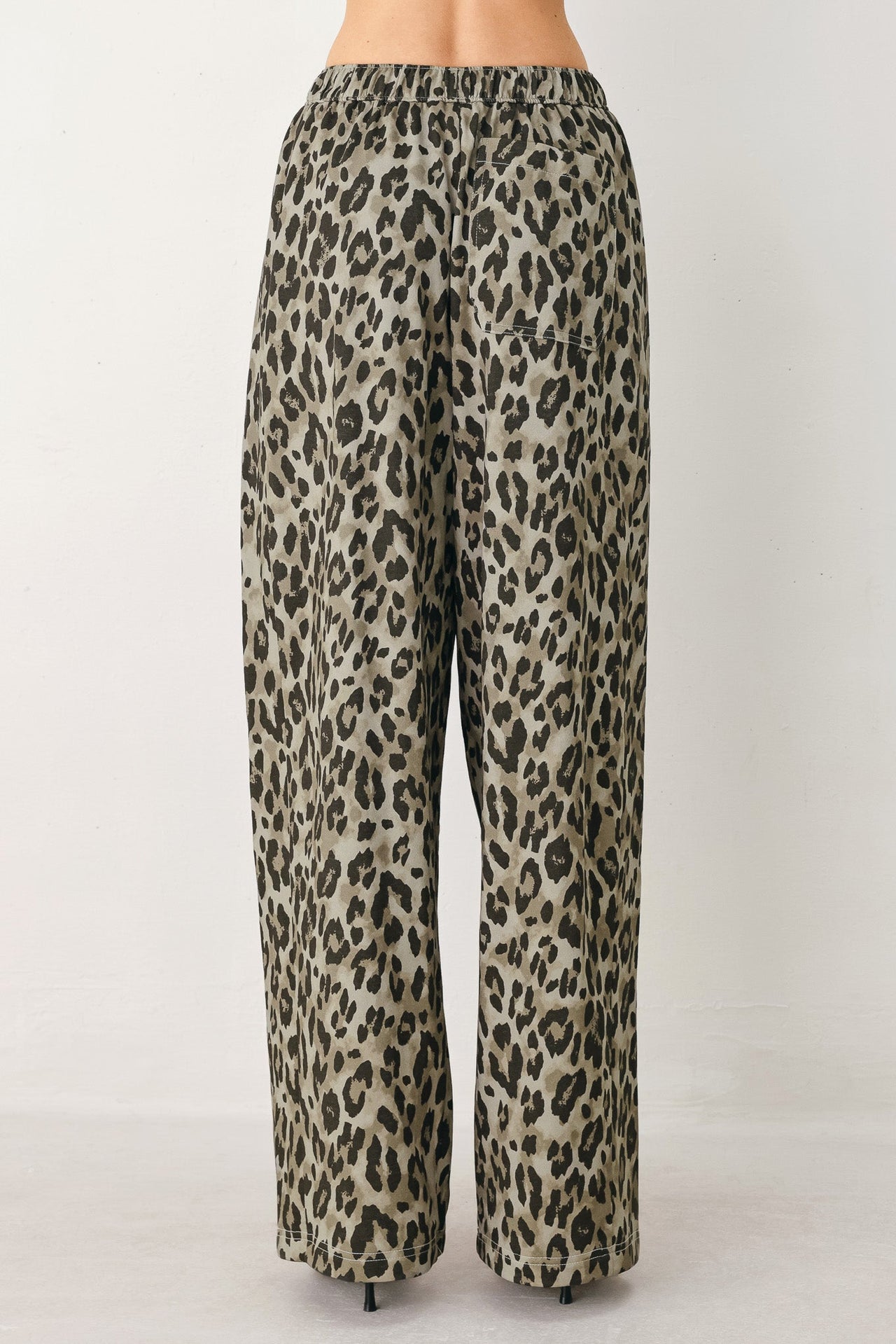 LEOPARD LUXE WOVEN PANTS