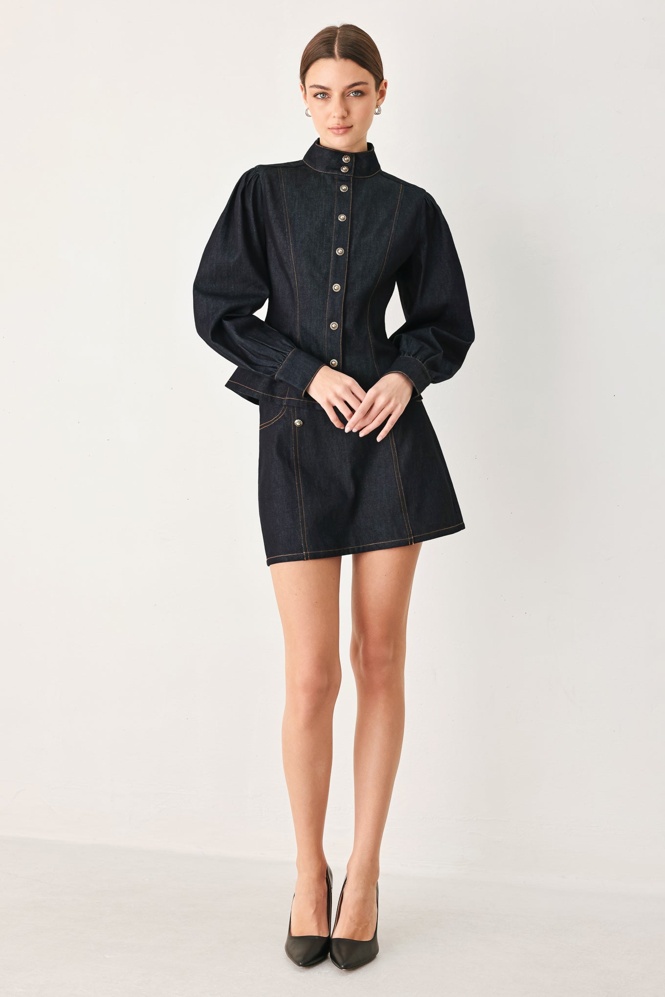 MODERN PREP DENIM SKORT