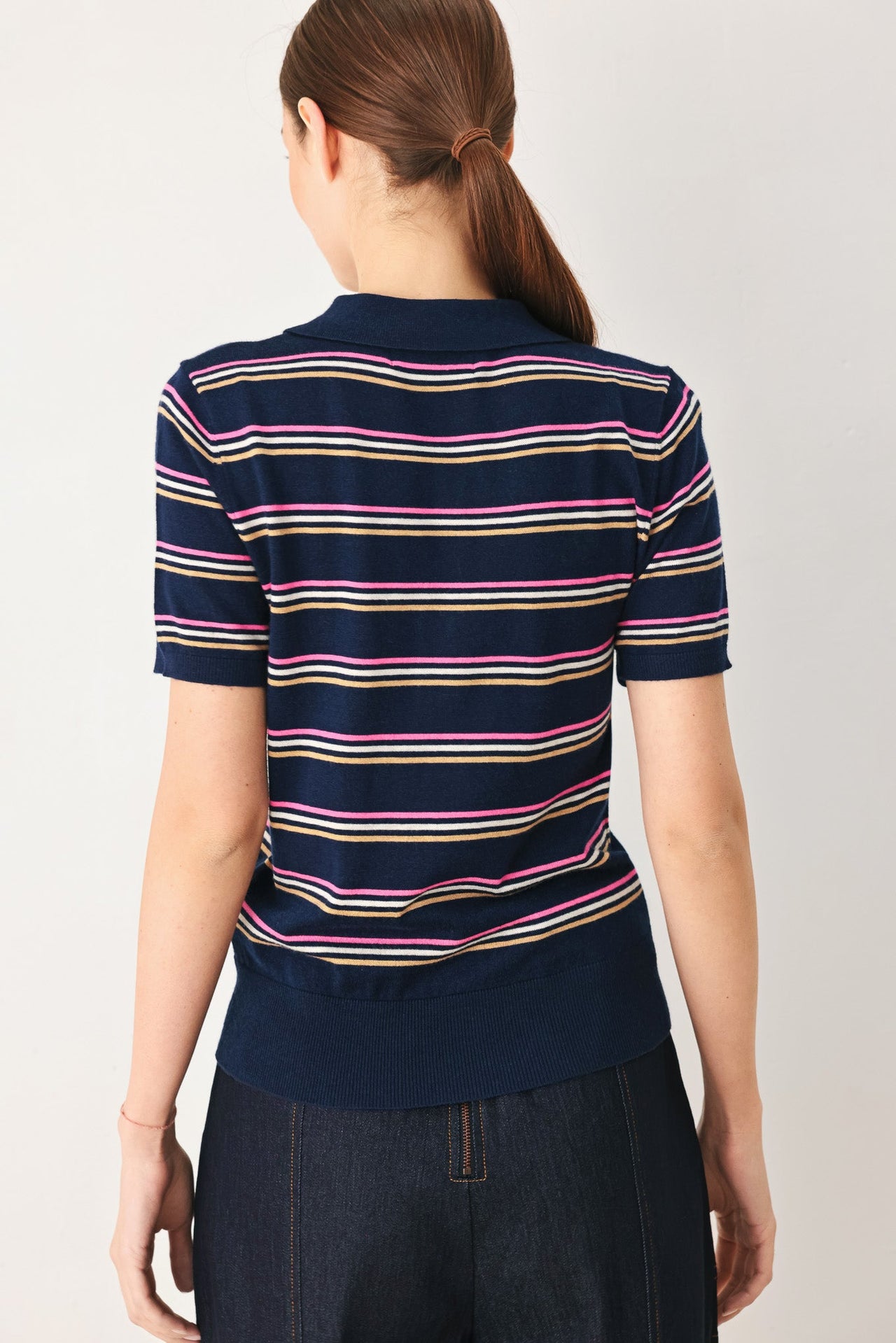 PRETTY IN PARADISE POLO TOP