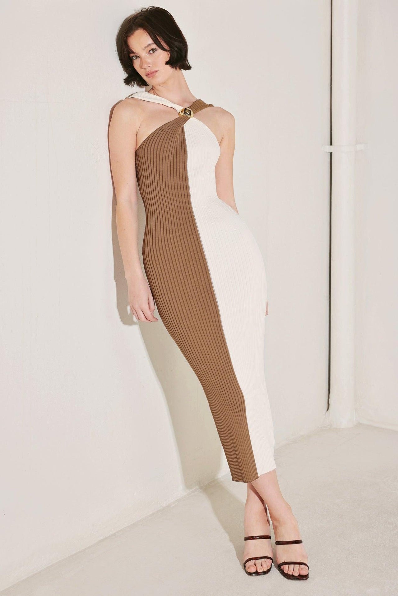 HEADLINER ENERGY SWEATER KNIT MIDI DRESS