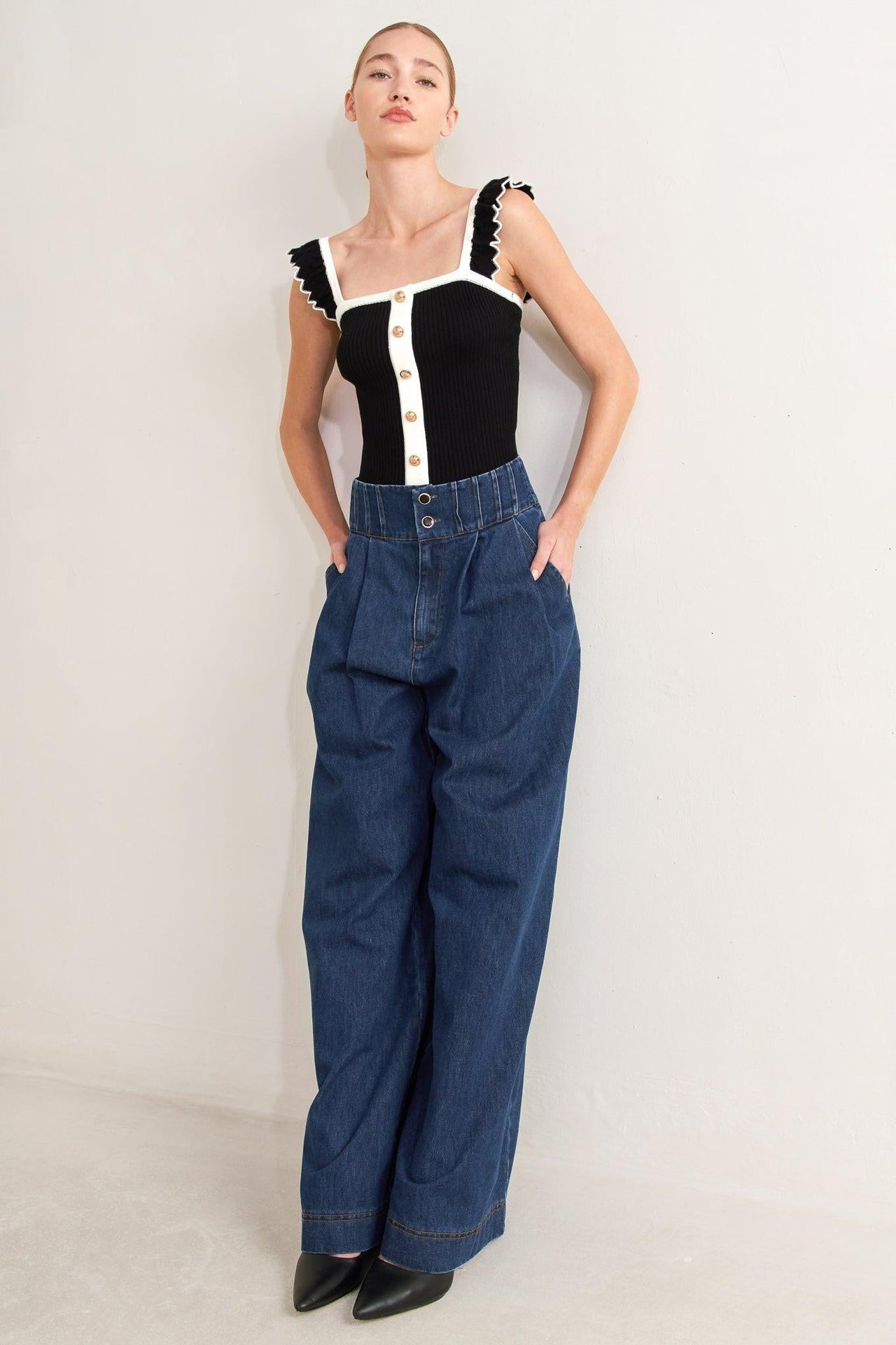 COFFEE DATE CHIC SWEATER KNIT TOP