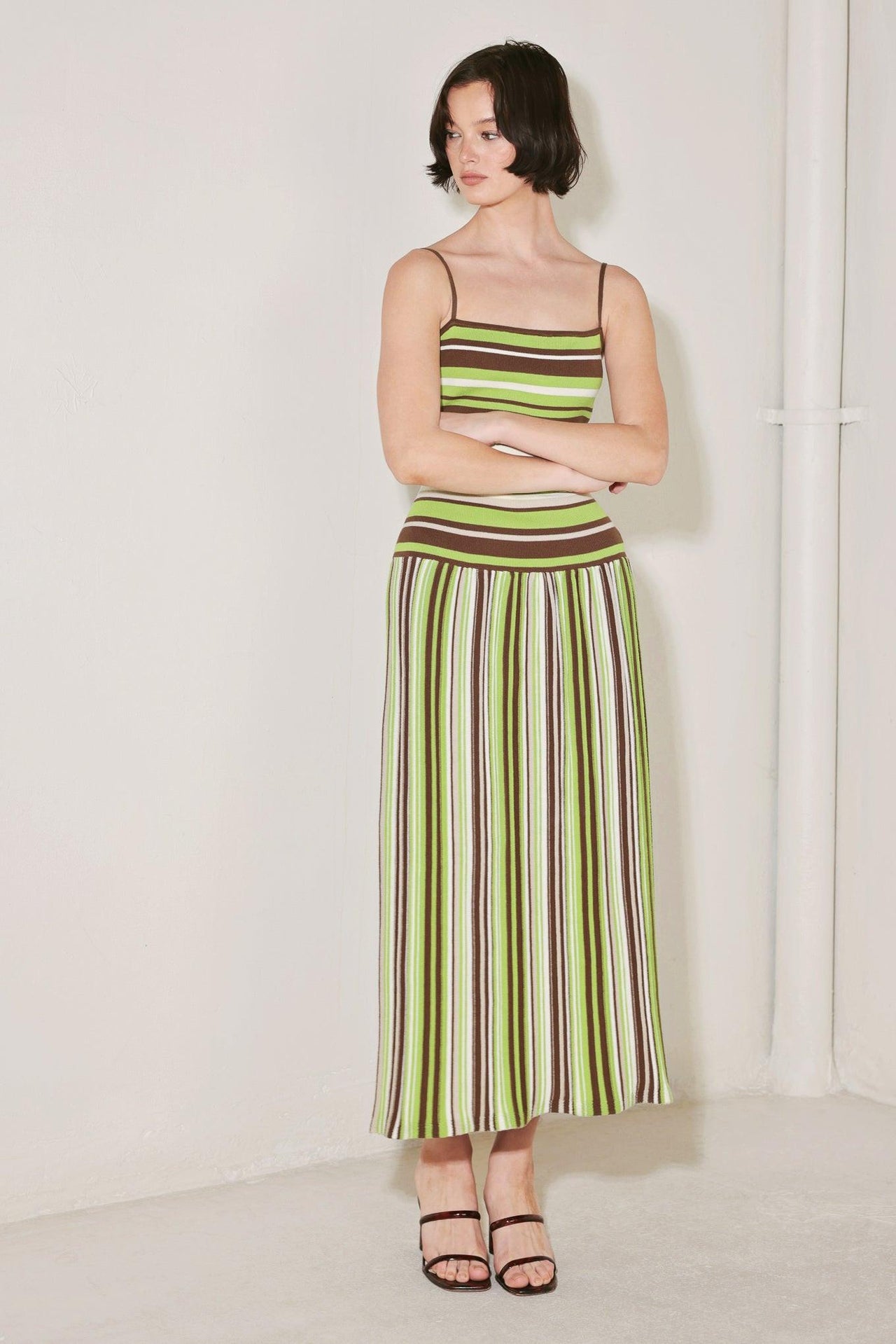 FESTIVAL FREQUENCY SWEATER KNIT MIDI DRESS