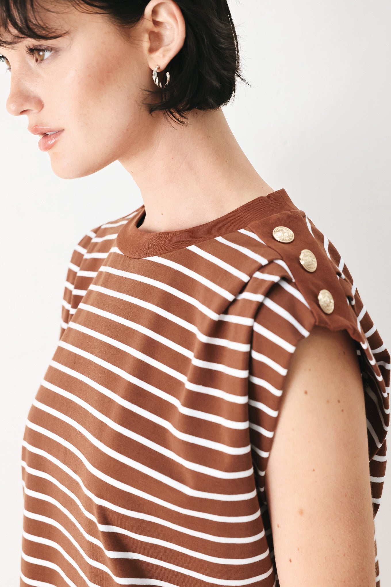 EVERYDAY COOL STRIP KNIT TOP