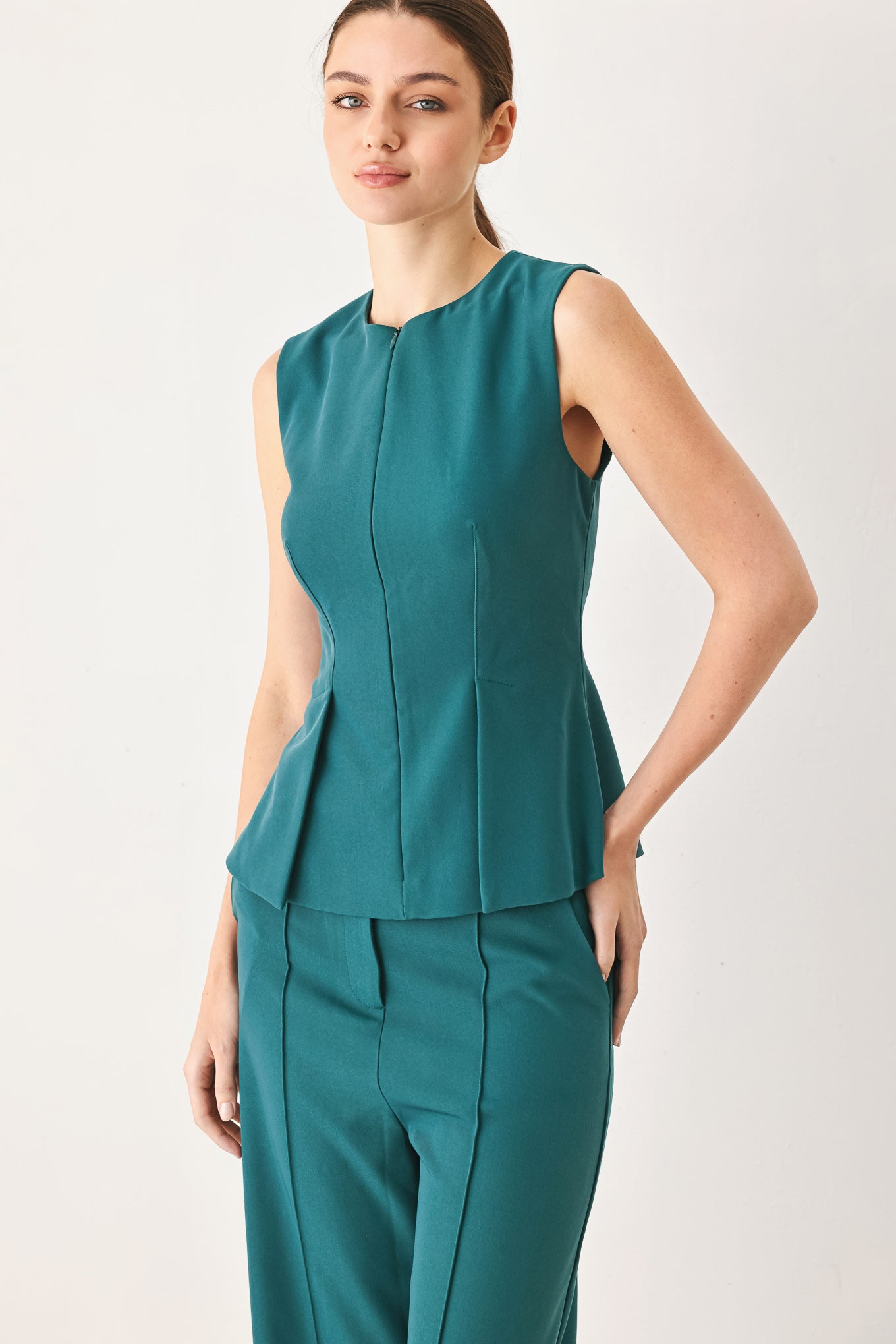 MODERN FLOW WOVEN TOP