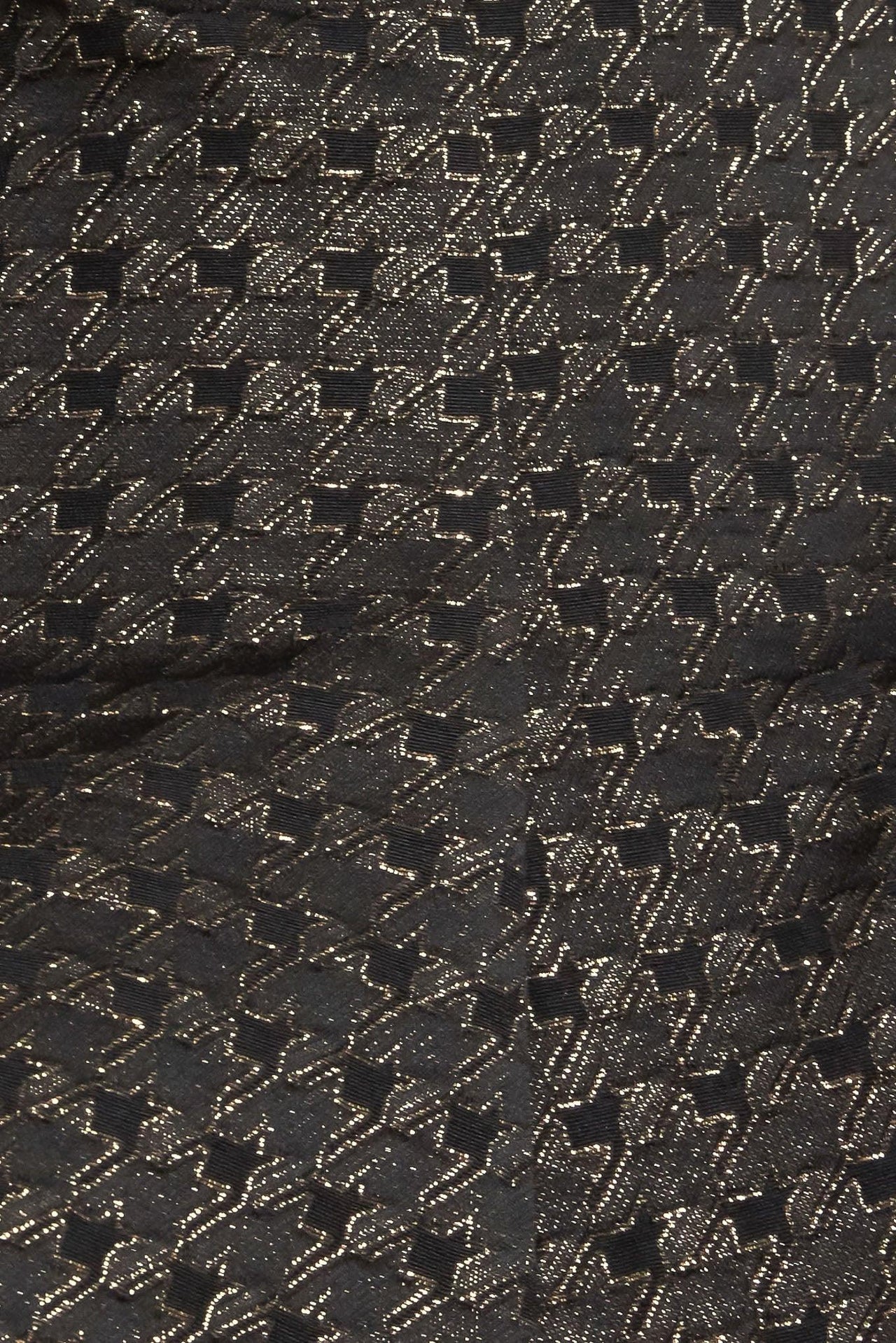 EVENING SCULPT METALLIC THREADED WOVEN TOP