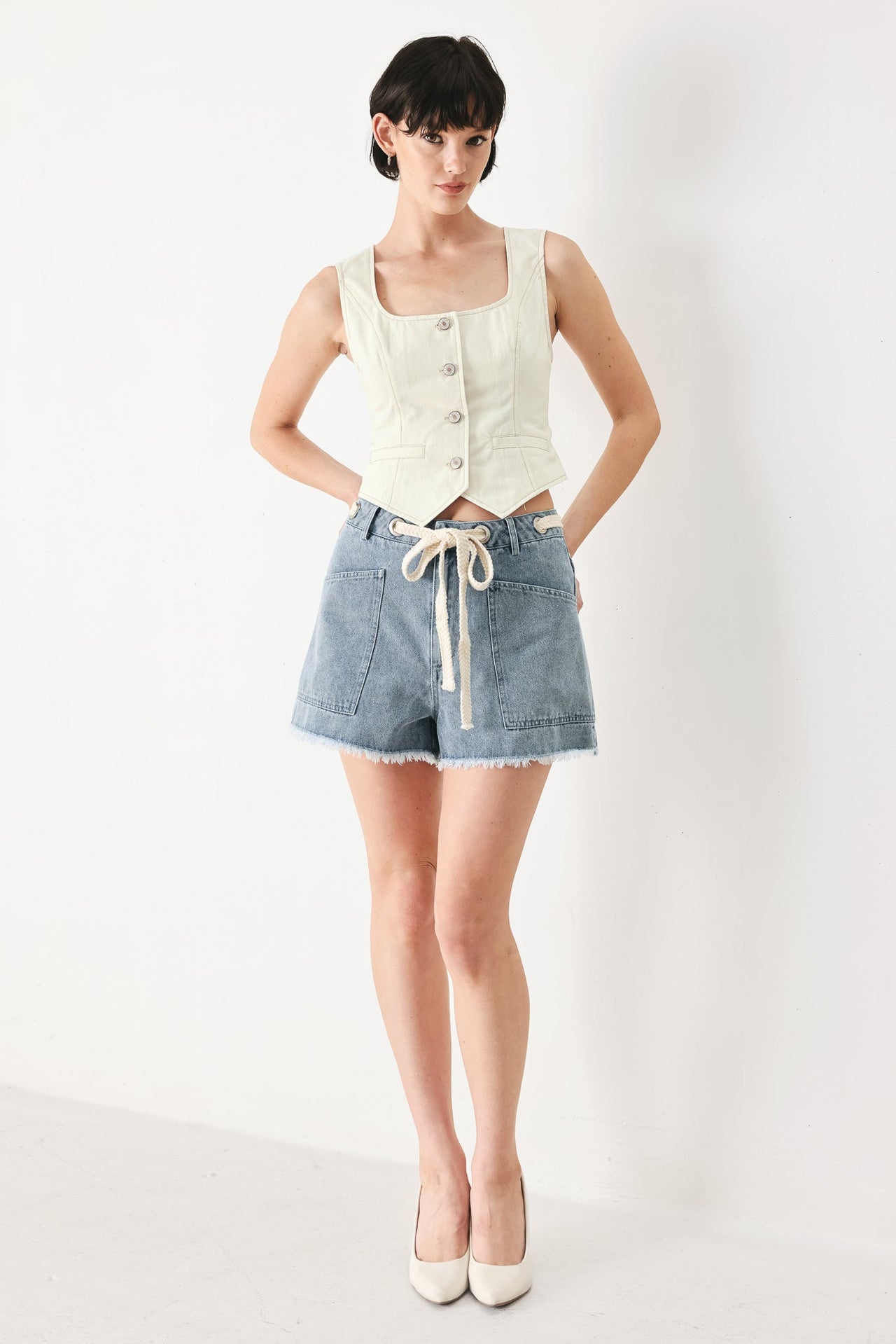 POWER SOFT WOVEN VEST