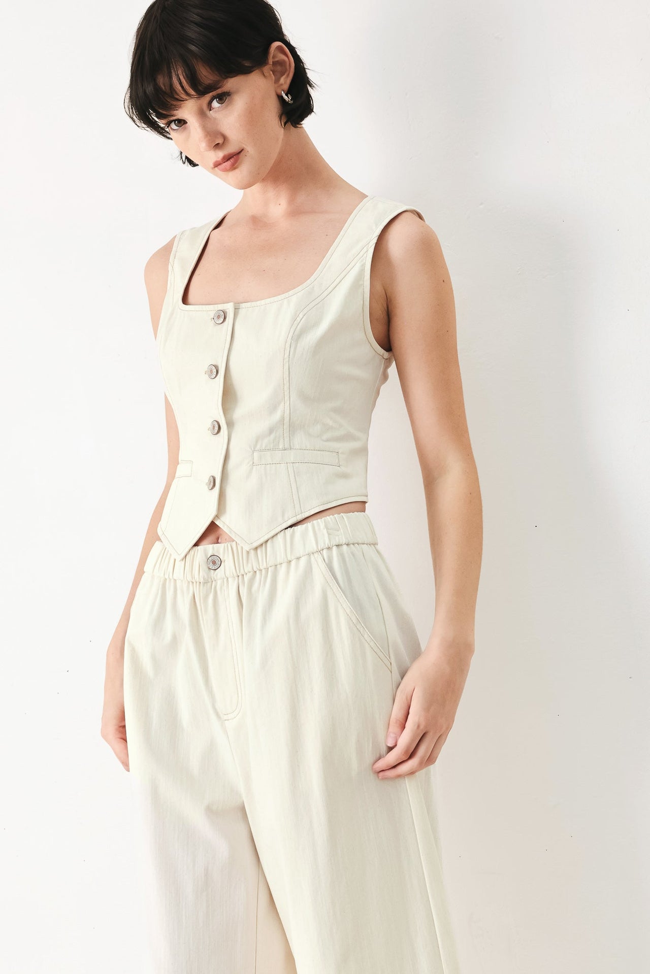 POWER SOFT WOVEN VEST
