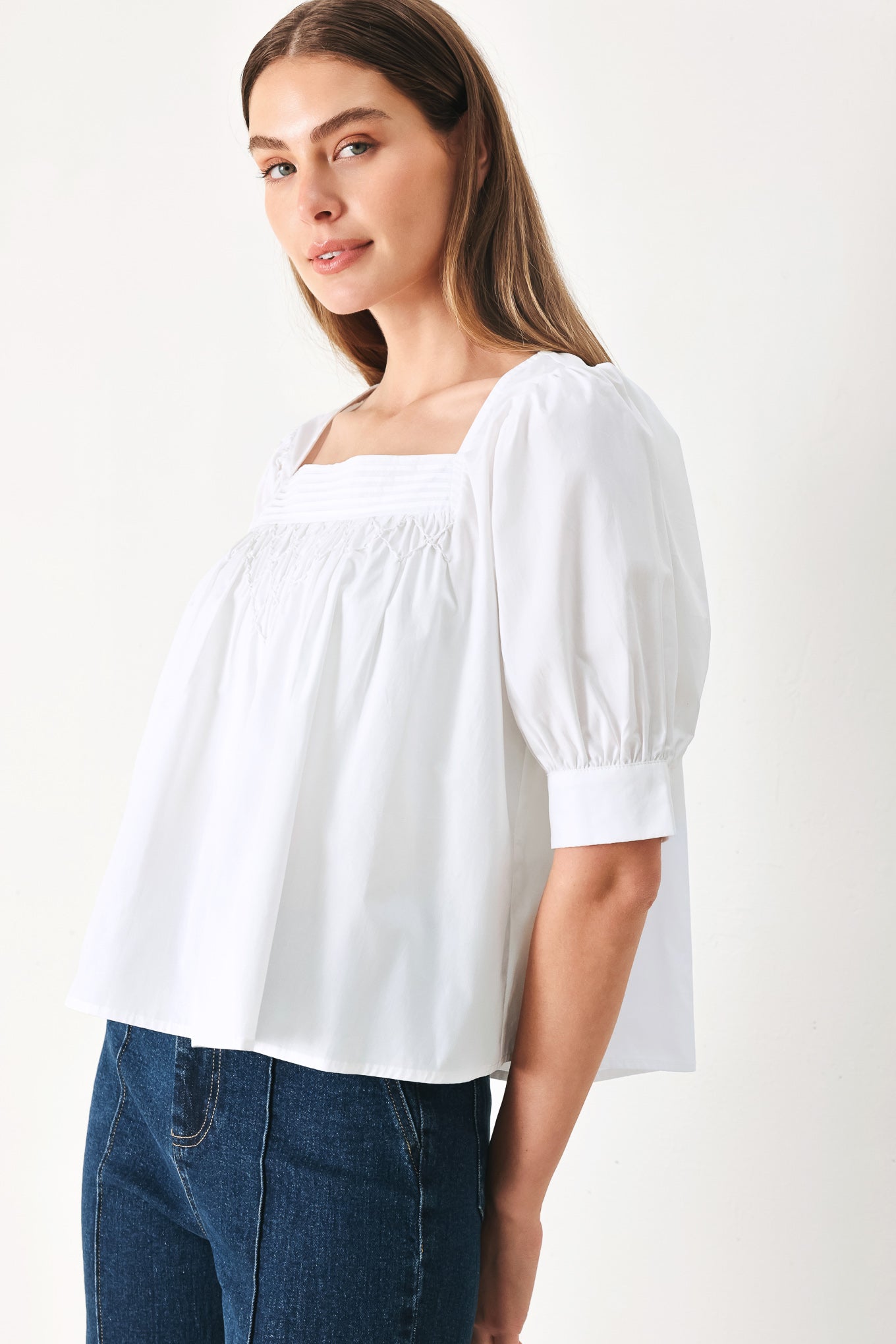 PURE VOLUME WOVEN TOP