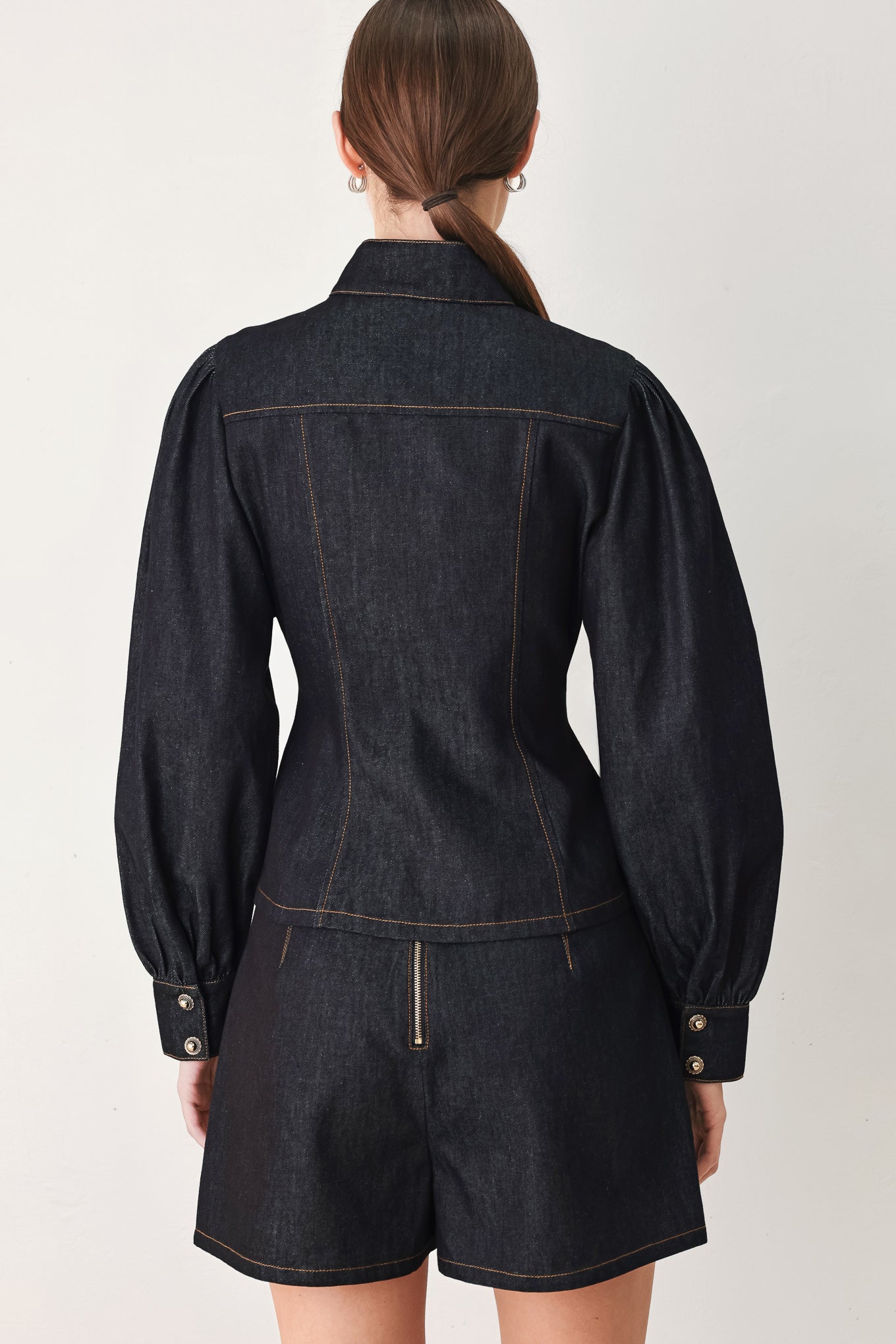 MODERN PREP DENIM TOP