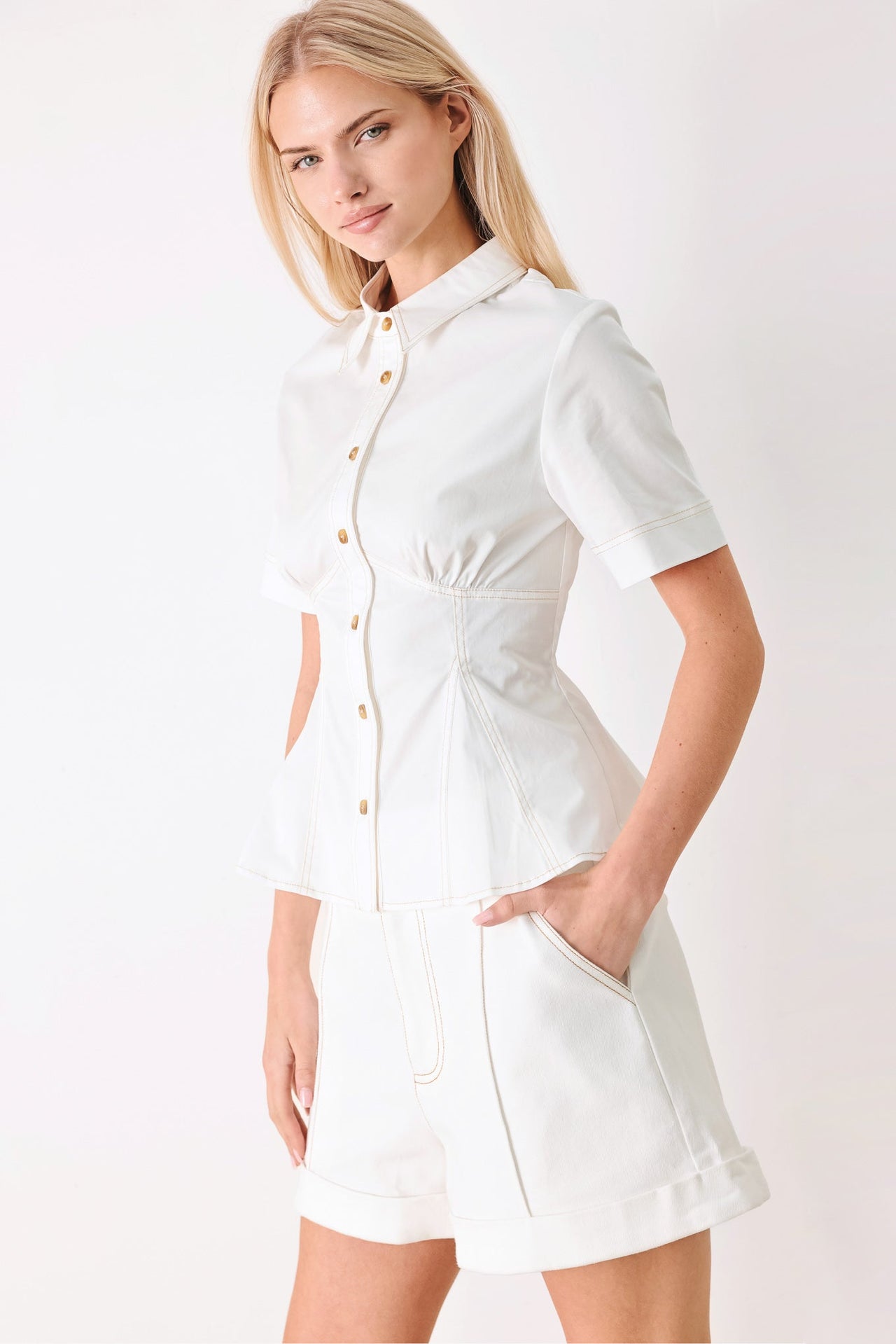 MADE FOR SUNSHINE WOVEN TOP