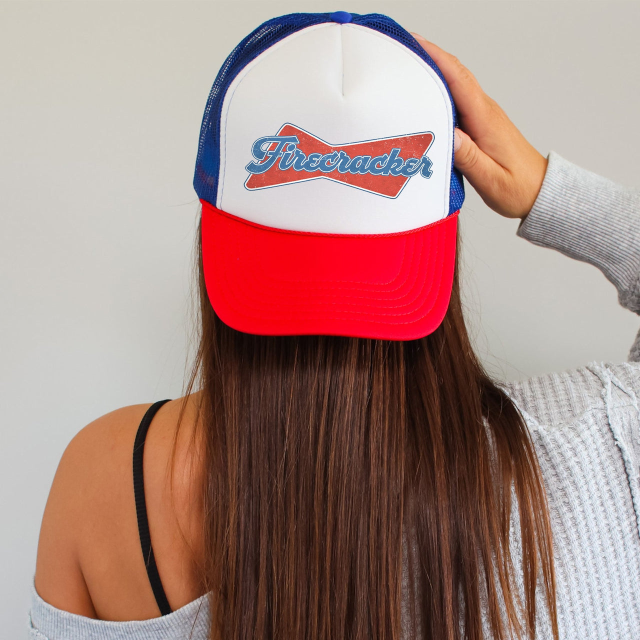 Firecracker Patriotic Fourth Of July Fireworks Theme Celebration Edition Snapback Trucker Hat