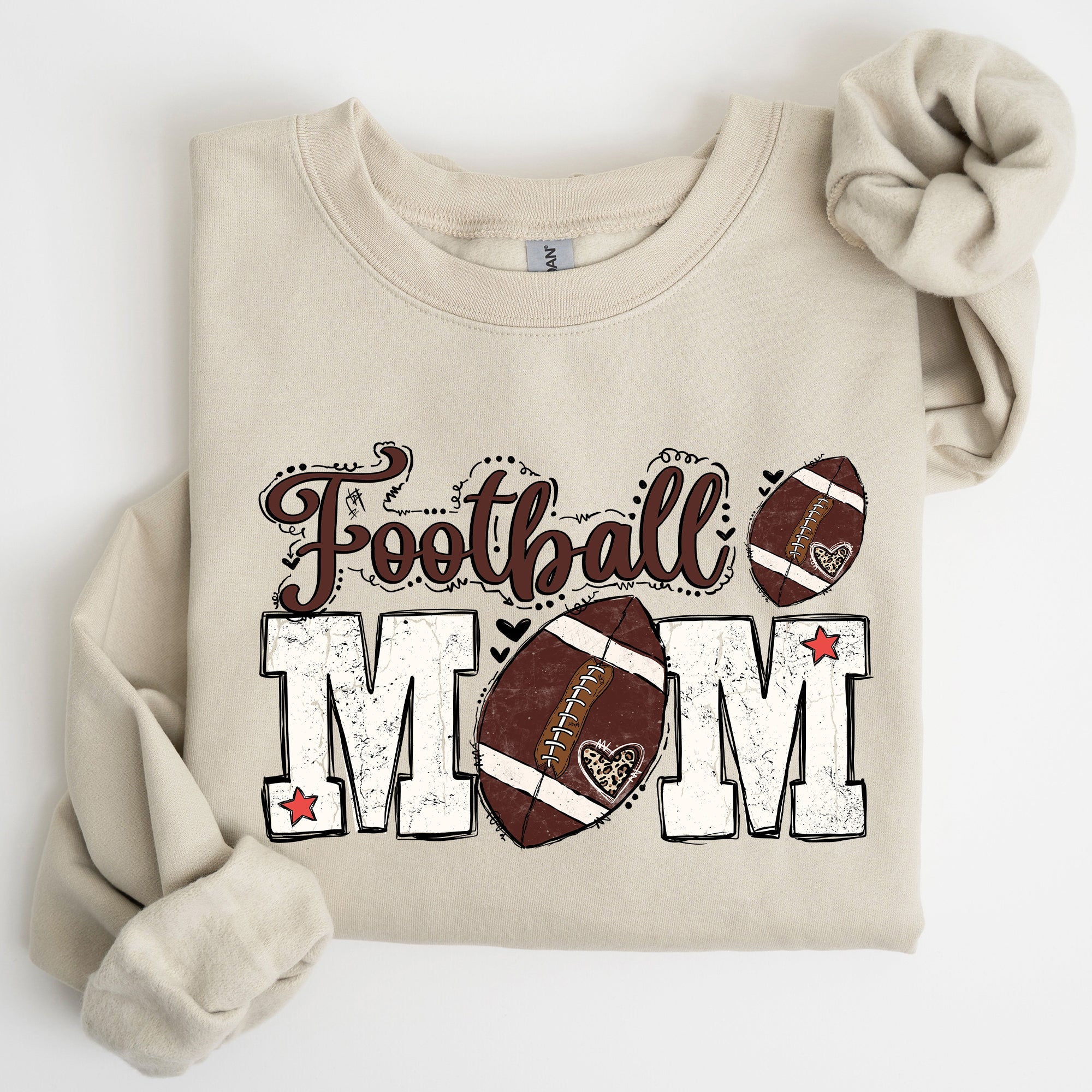 Football Mom Tailgate Party Game Day Big Game Touchdown Fan Gear Team Sweatshirt
