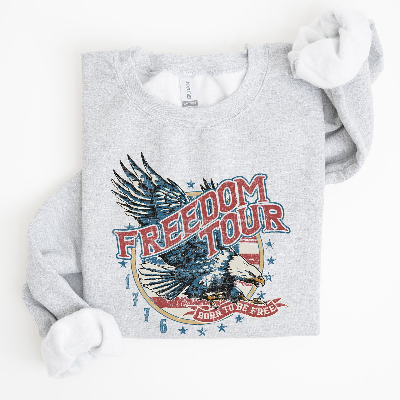 Freedom Tour America 1776 Flag Fighter Jets Patriotic Heritage Edition Sweatshirt