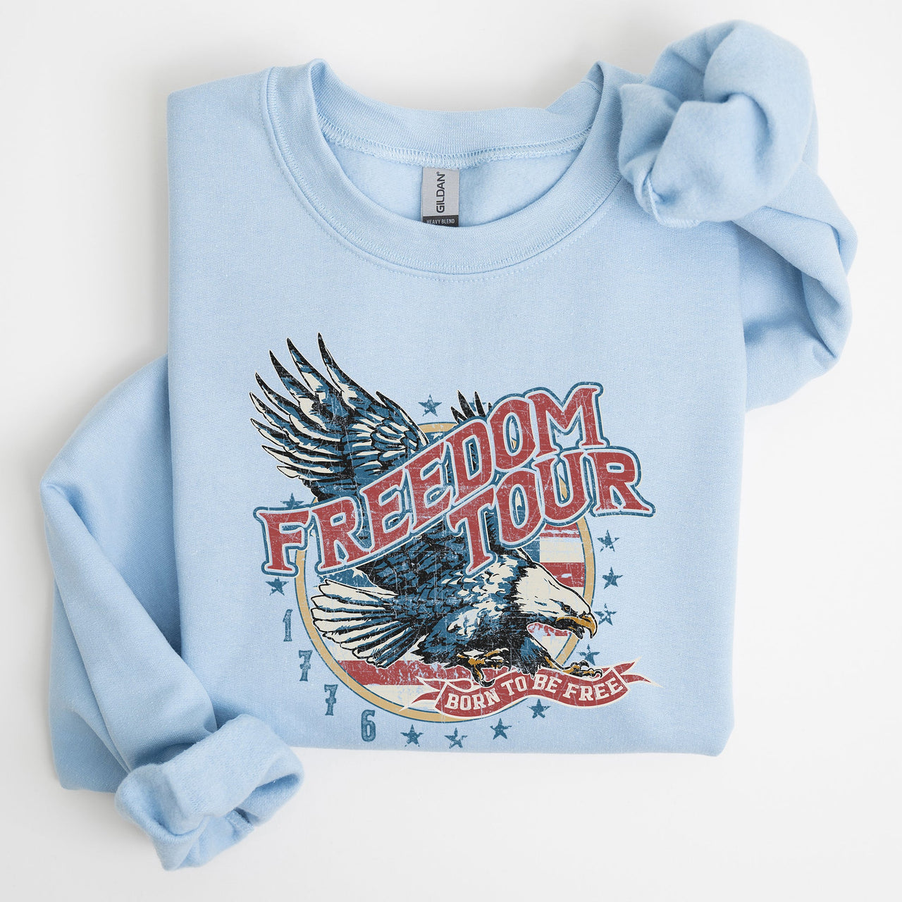 Freedom Tour America 1776 Flag Fighter Jets Patriotic Heritage Edition Sweatshirt