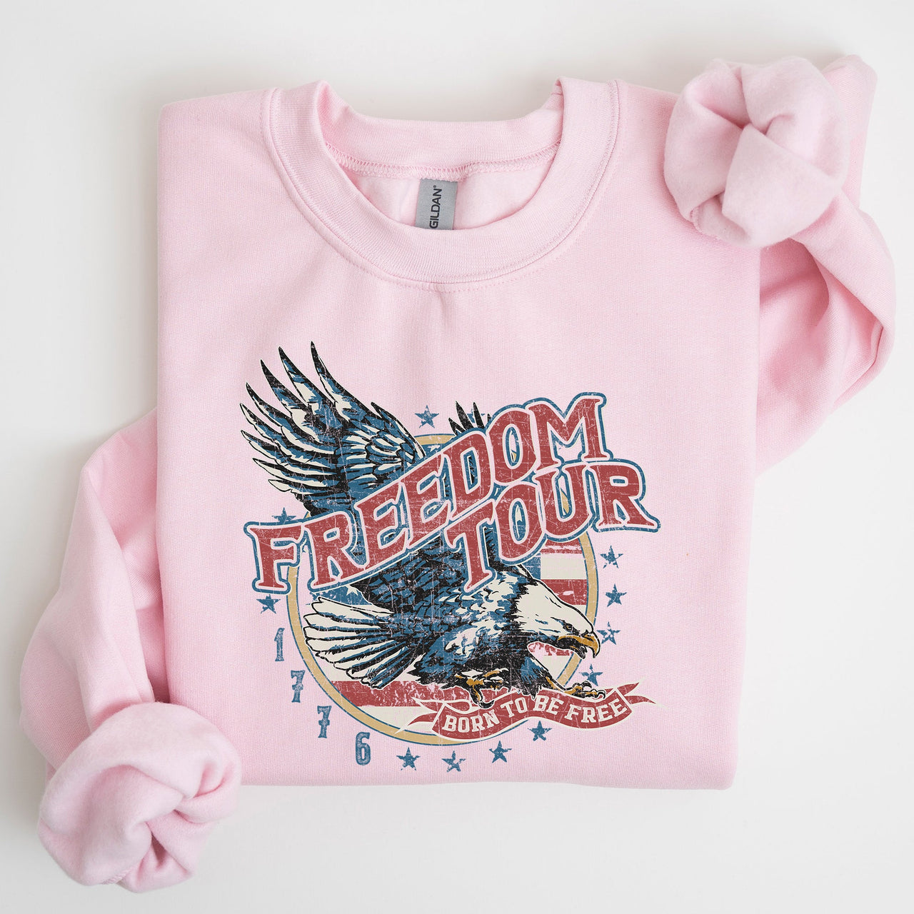 Freedom Tour America 1776 Flag Fighter Jets Patriotic Heritage Edition Sweatshirt