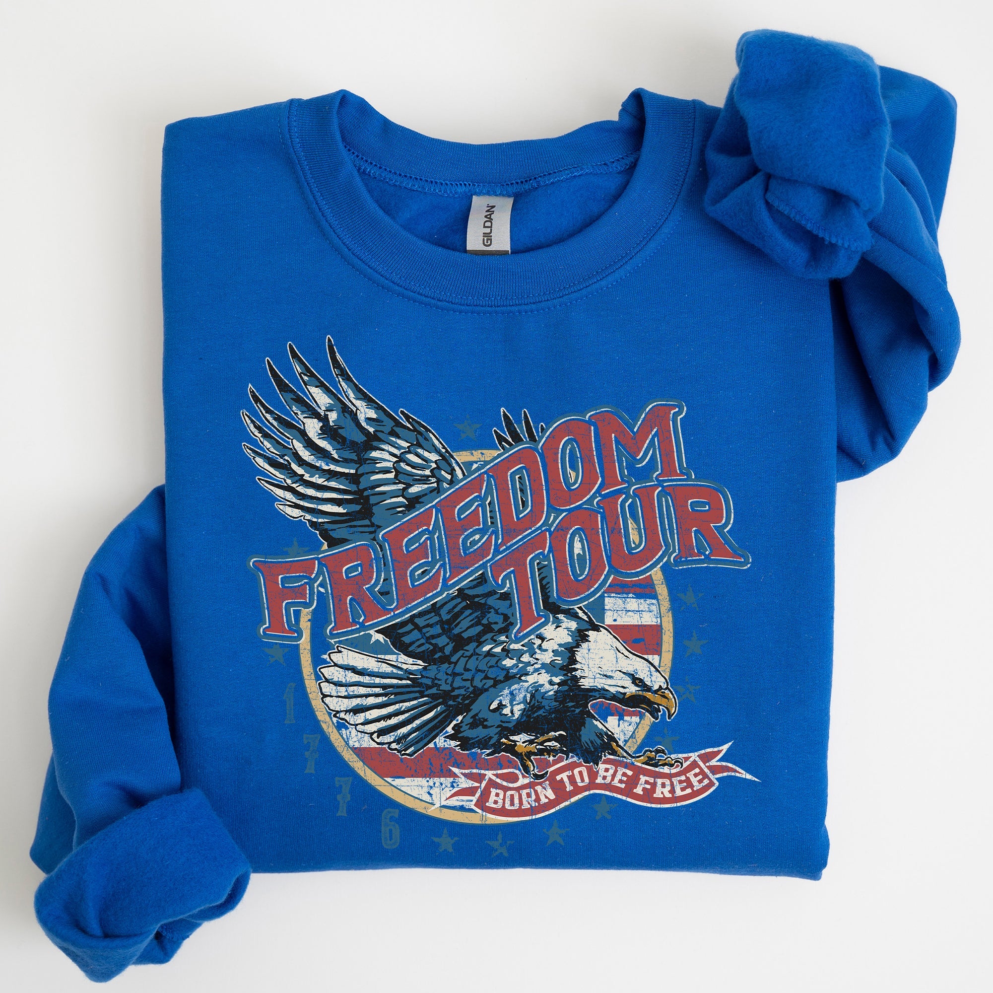 Freedom Tour America 1776 Flag Fighter Jets Patriotic Heritage Edition Sweatshirt