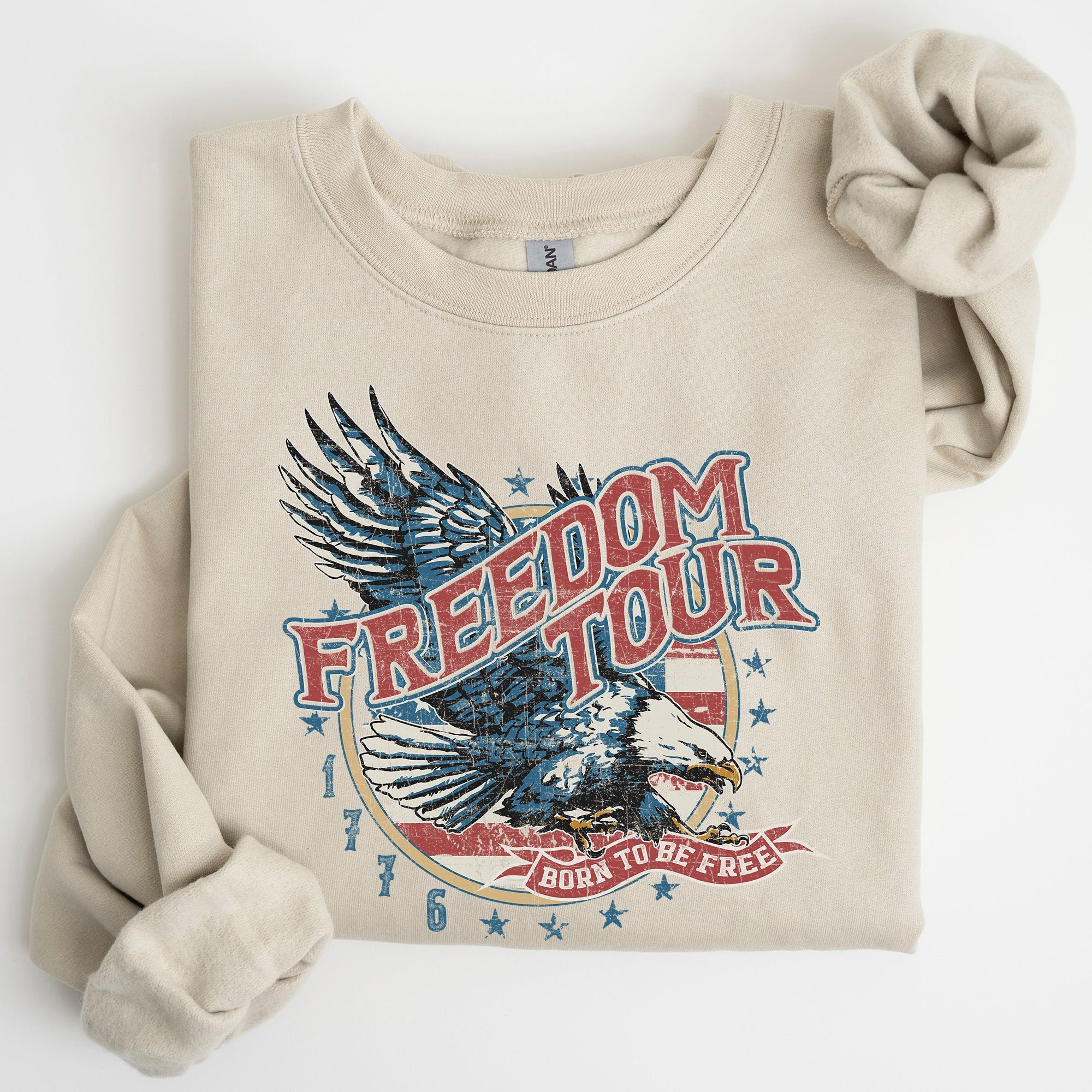 Freedom Tour America 1776 Flag Fighter Jets Patriotic Heritage Edition Sweatshirt