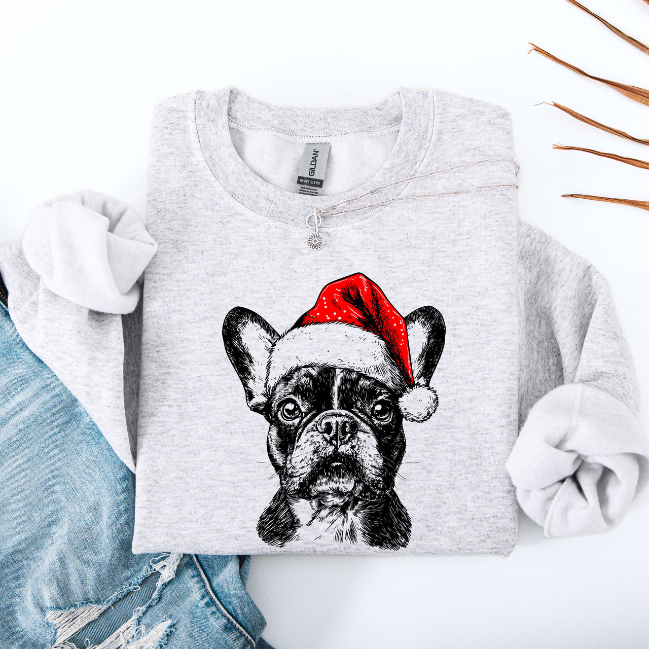 French Bulldog Dog Lover Graphic Print Sweatshirt For Pet Parents And Bulldog Enthusiasts
