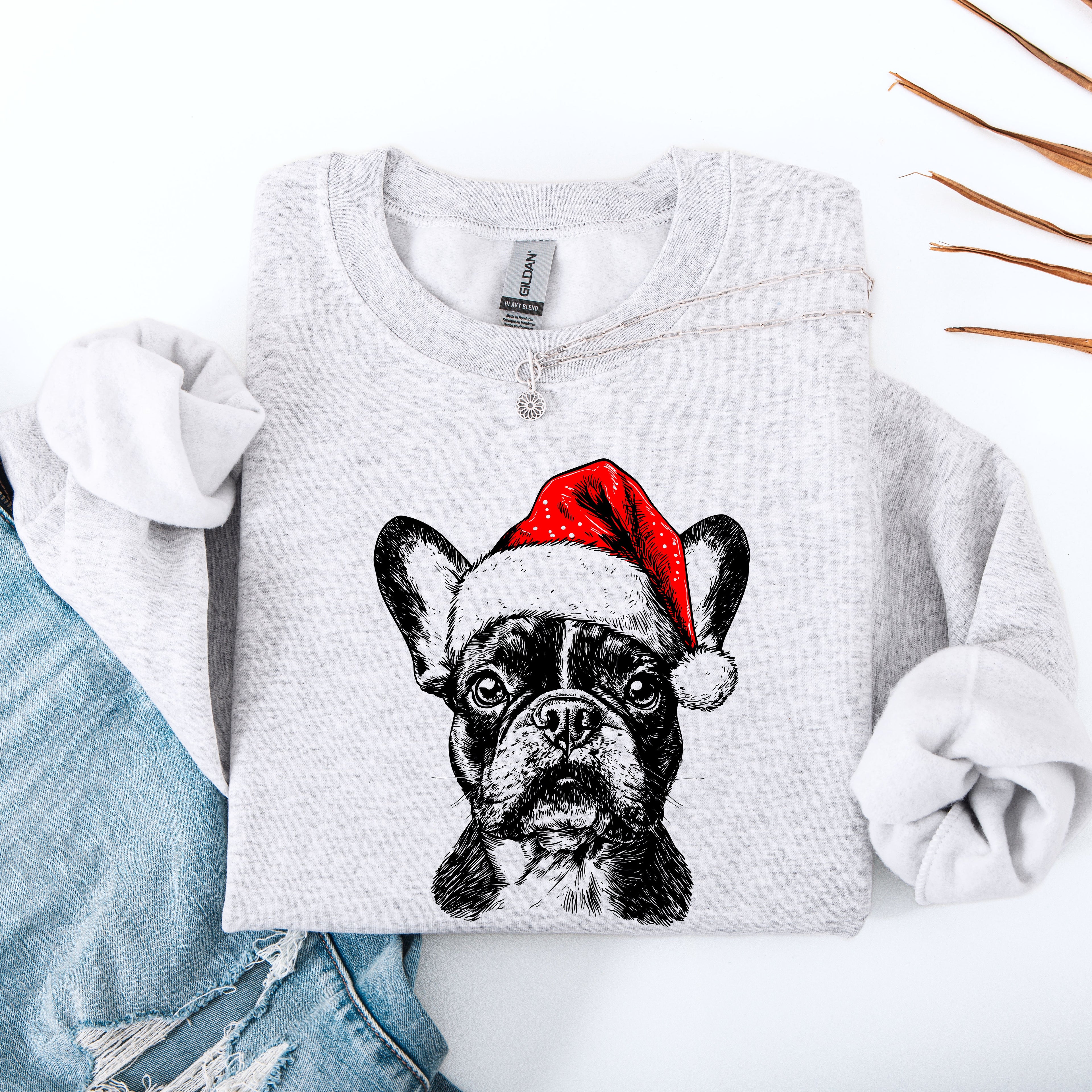 French Bulldog Dog Lover Graphic Print Sweatshirt For Pet Parents And Bulldog Enthusiasts