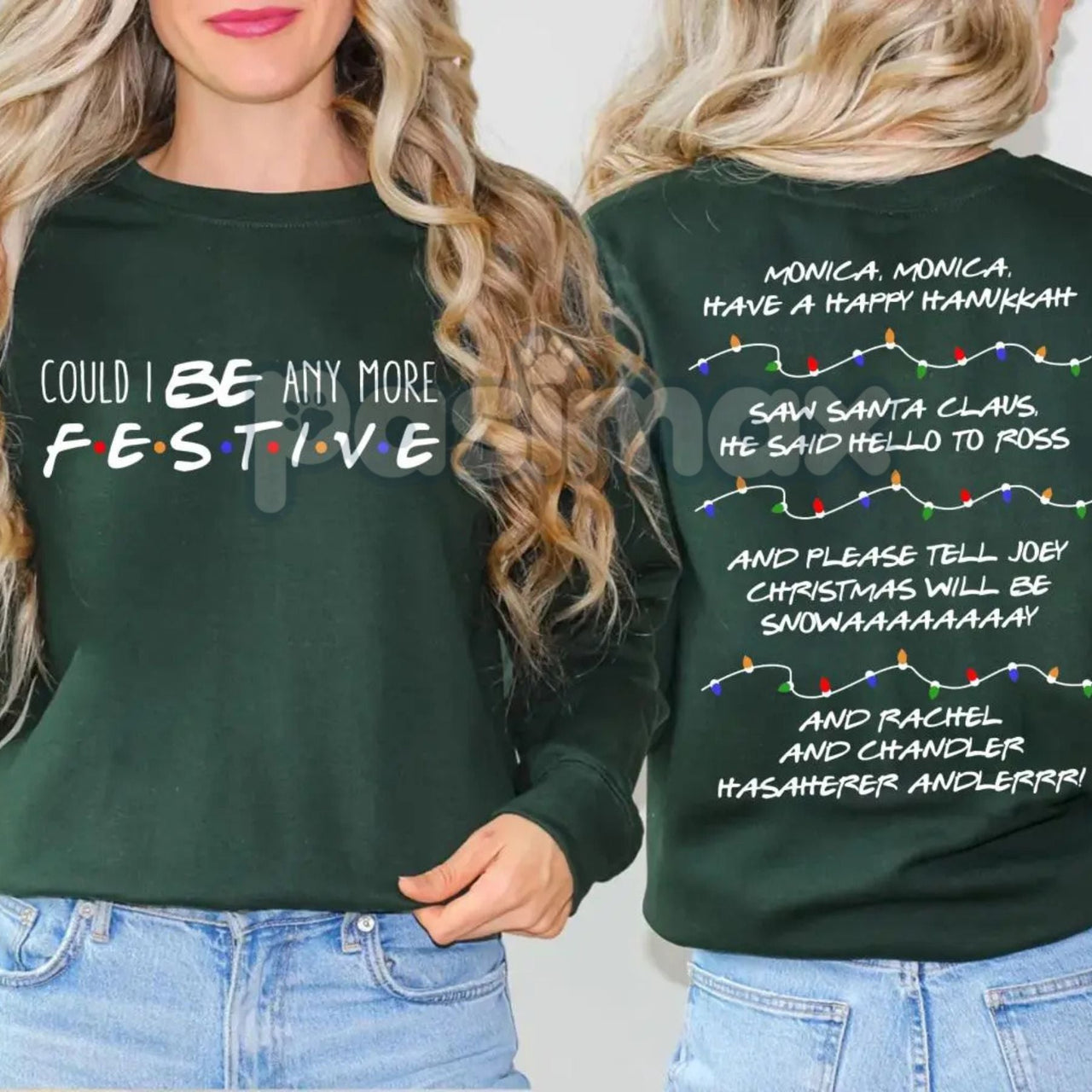 Friends Christmas Sweatshirt – Retro TV Show Holiday Crewneck – The One With The Christmas Tree