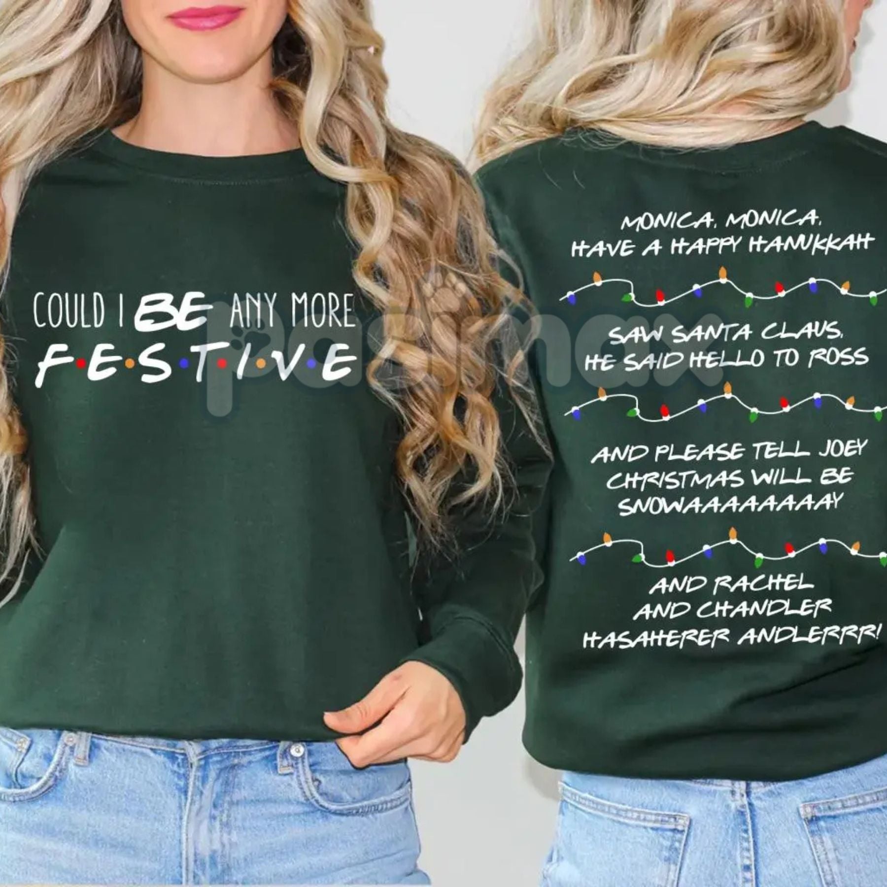 Friends Christmas Sweatshirt – Retro TV Show Holiday Crewneck – The One With The Christmas Tree