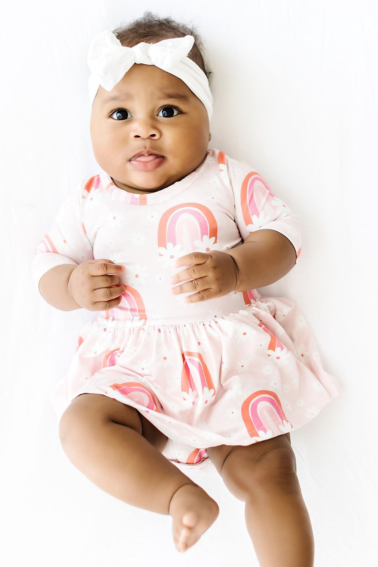 SALE Fun & Flowers 3/4 Sleeve Twirl Bodysuit