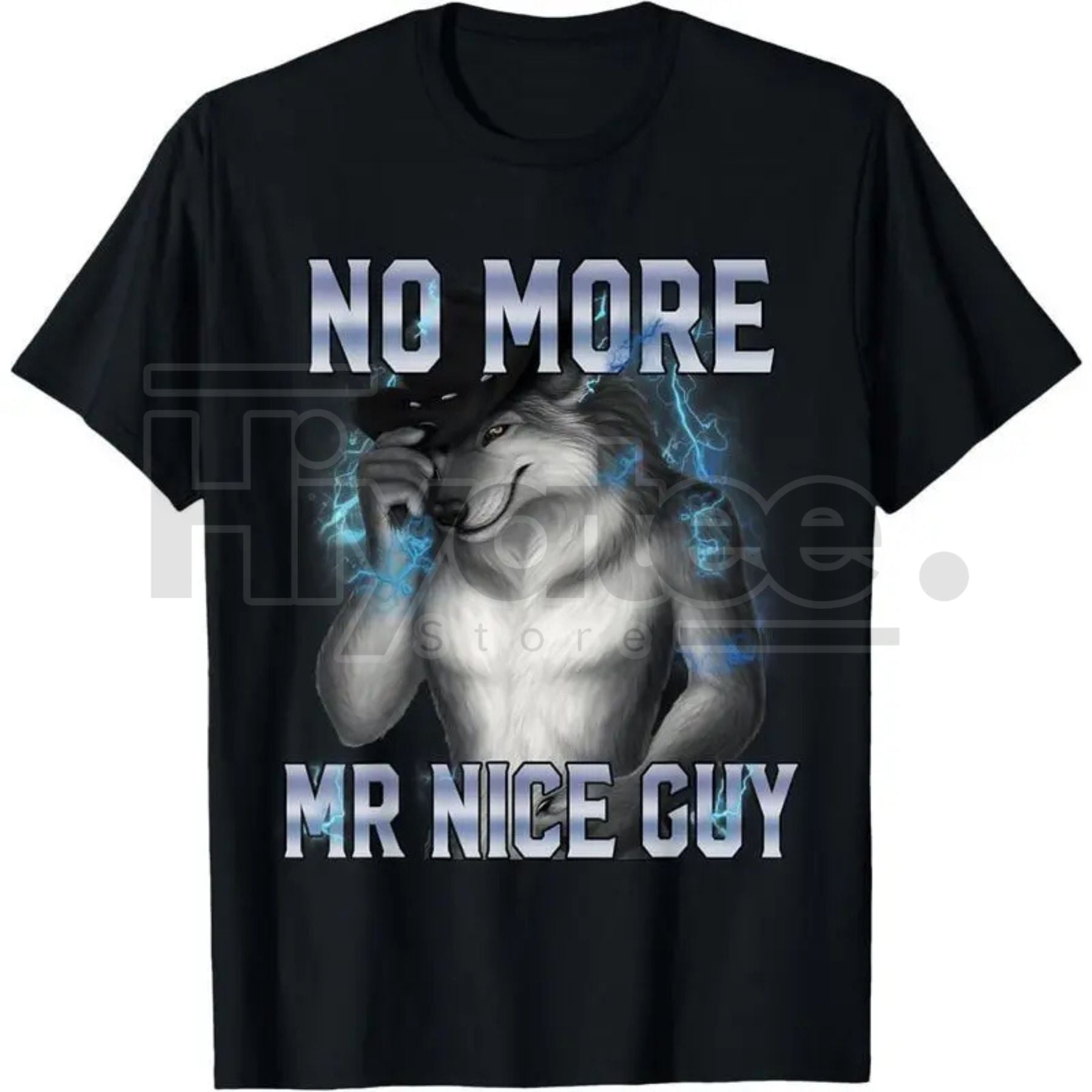 Funny Alpha Wolf Meme T-Shirt – 100% Cotton Sarcastic Humor Unisex Graphic Tee