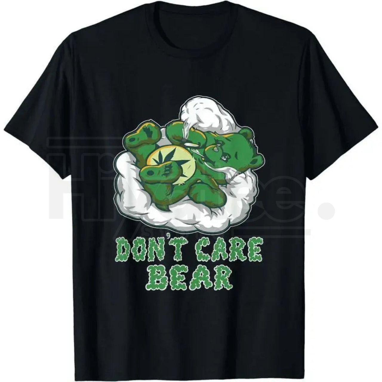 Funny Bear Smoking Weed 100% Cotton T-Shirt – 4:20 Stoner Gift for Men & Women