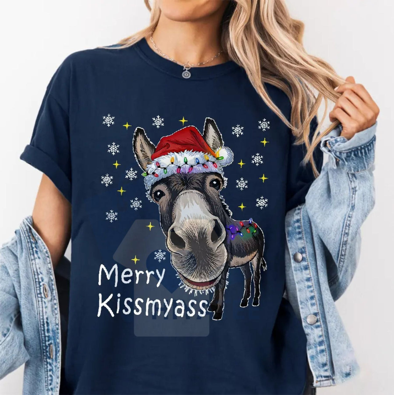 Funny Donkey Santa Hat 