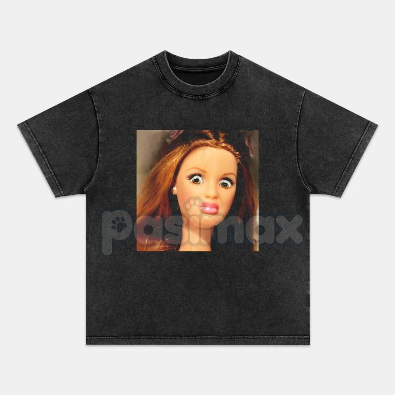 Funny Meme Printed Design T-Shirt – Unisex Oversized Crewneck Tee, Cotton Streetwear