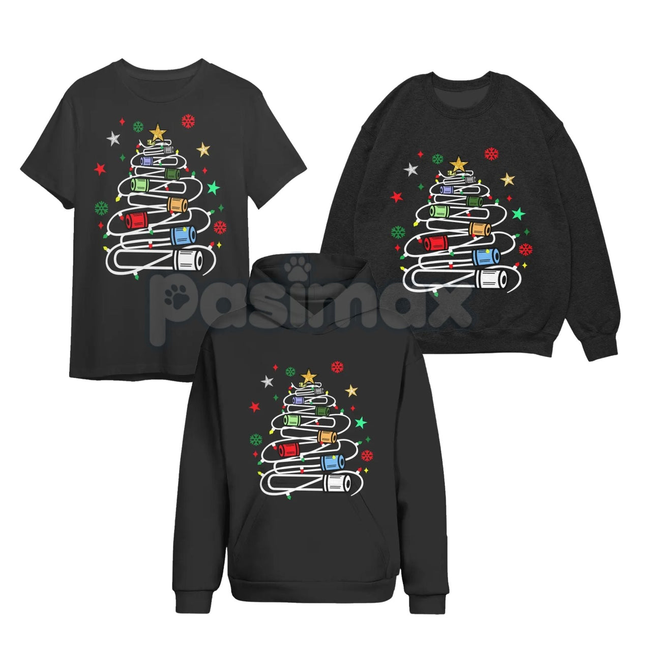 Funny Phlebotomy Christmas T-Shirt – Blood Draw Humor Holiday Graphic Tee, Sweatshirt & Hoodie