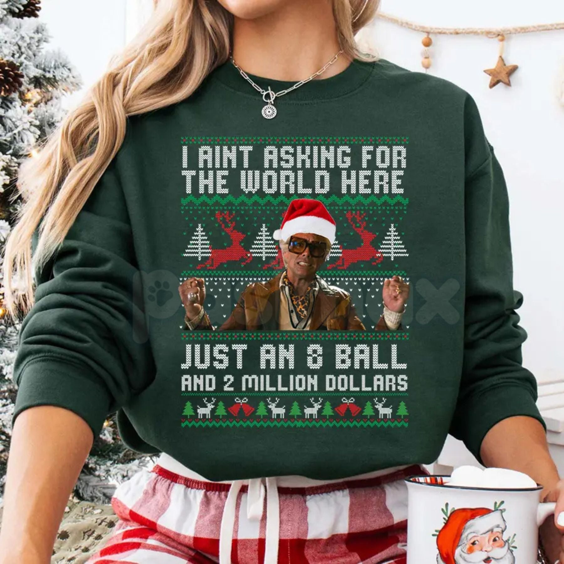 Funny The Righteous Gemstones Christmas Sweatshirt | Danny McBride HBO Show Ugly Sweater Alternative | Jesse Gemstone Holiday Jumper