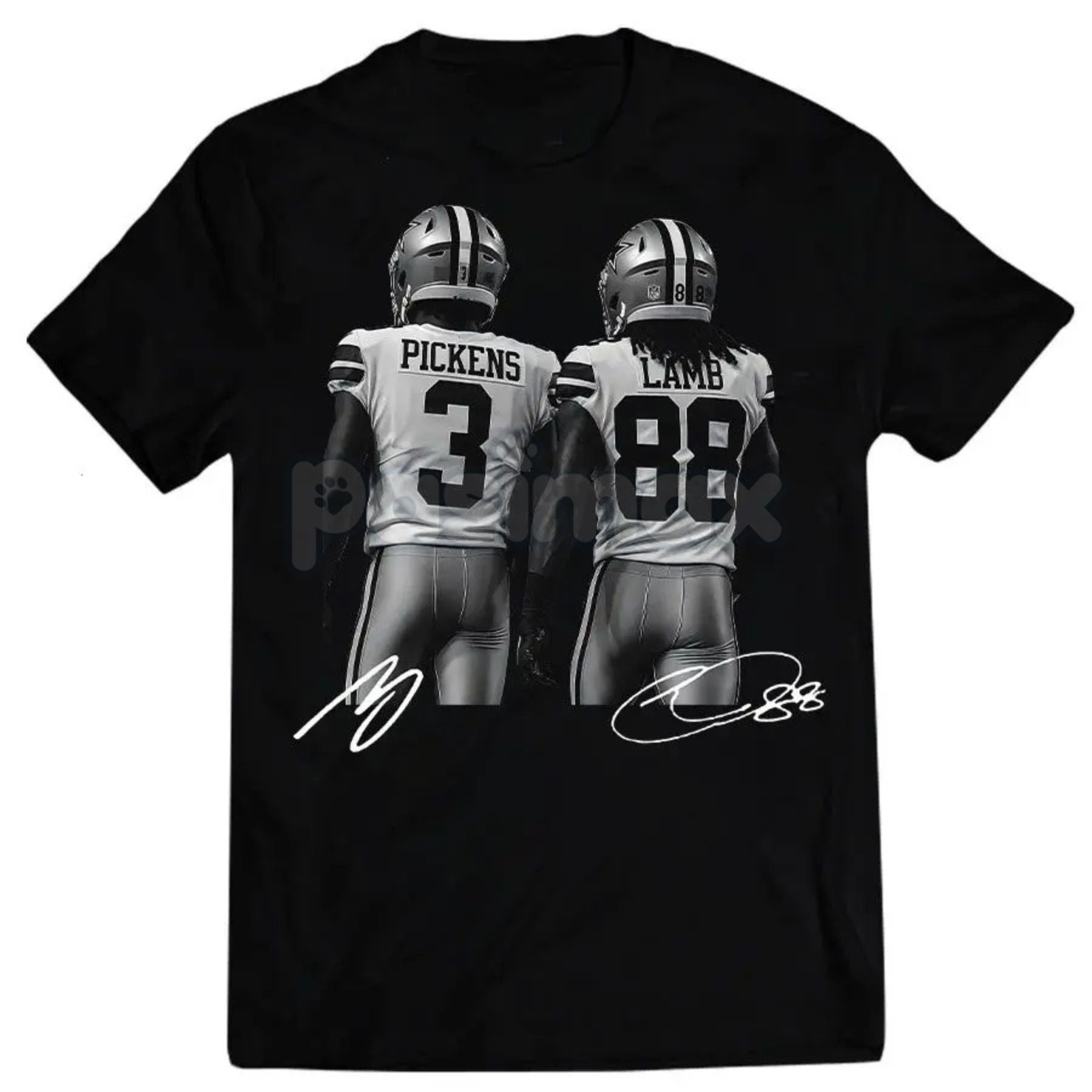 George Pickens & CeeDee Lamb Funny Graphic Tee - Unisex Casual Football Shirt, Game Day Wide Receiver Duo Apparel, Gift for NFL Fans