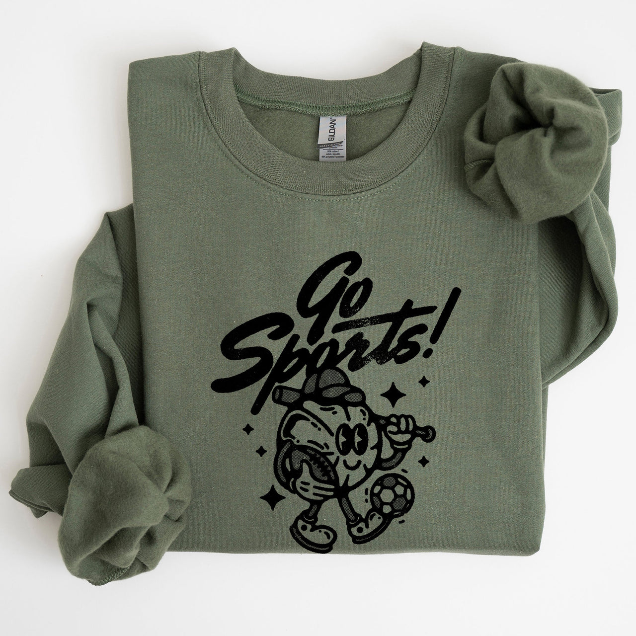 Go Sports Tailgate Party Football Baseball Soccer Basketball Mashup Enthusiast Edition Sweatshirt