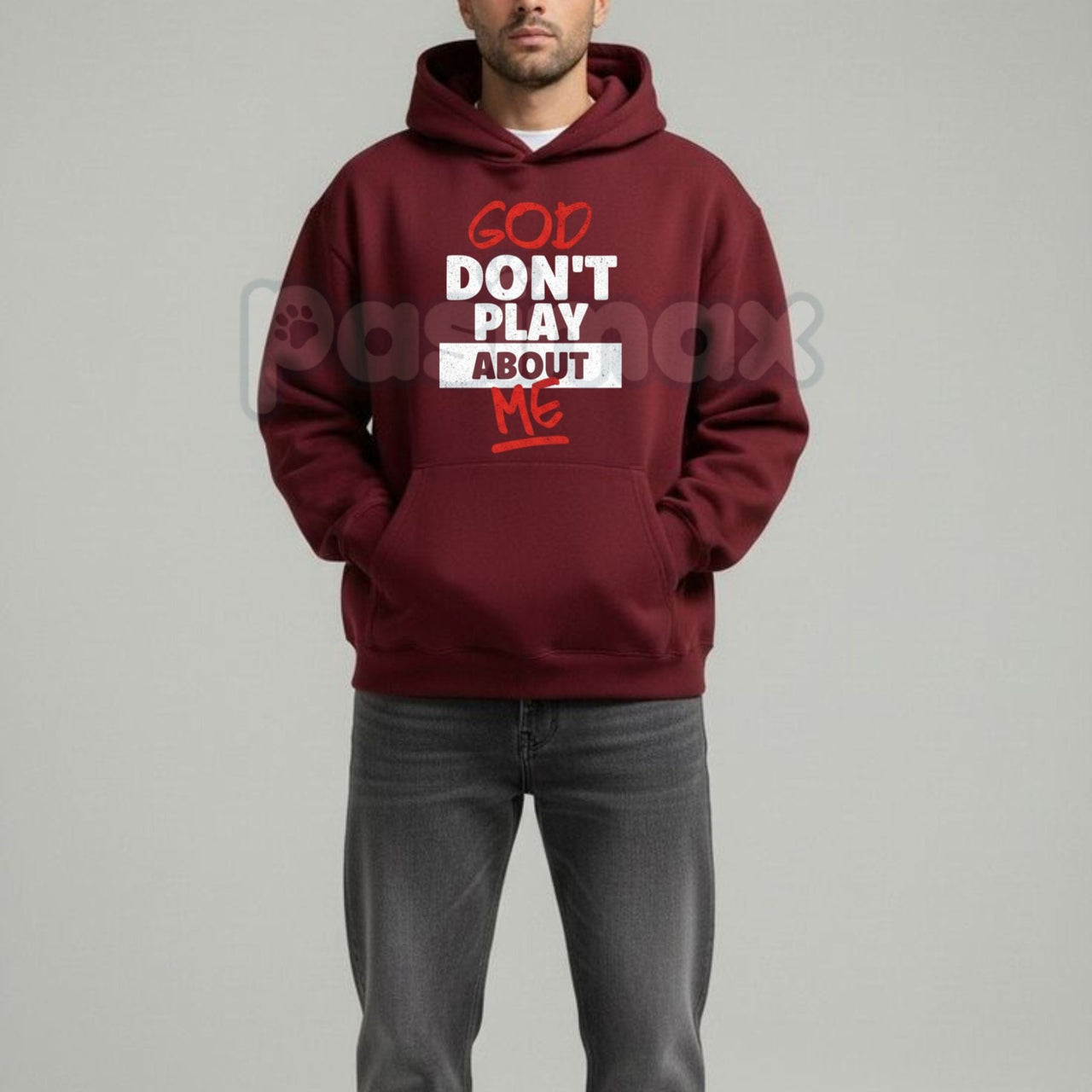 God Don’t Play About Me Hoodie – Faith-Based Protection Streetwear, Blessed & Highly Favored Graphic Pullover, Unisex