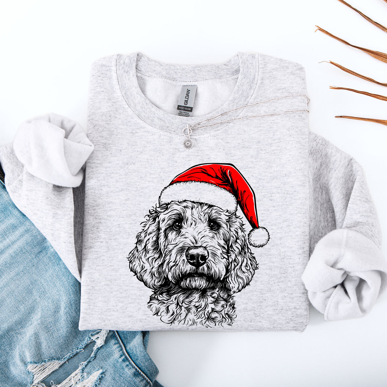 Goldendoodle Dog Lover Apparel Authentic Portrait Of A Beloved Breed Illustration For True Fans Sweatshirt