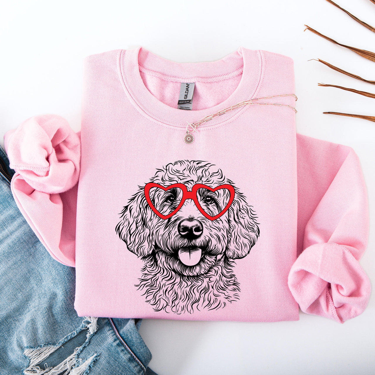 Goldendoodle Dog Lover Apparel Authentic Portrait Of A Beloved Breed Illustration For True Fans Sweatshirt