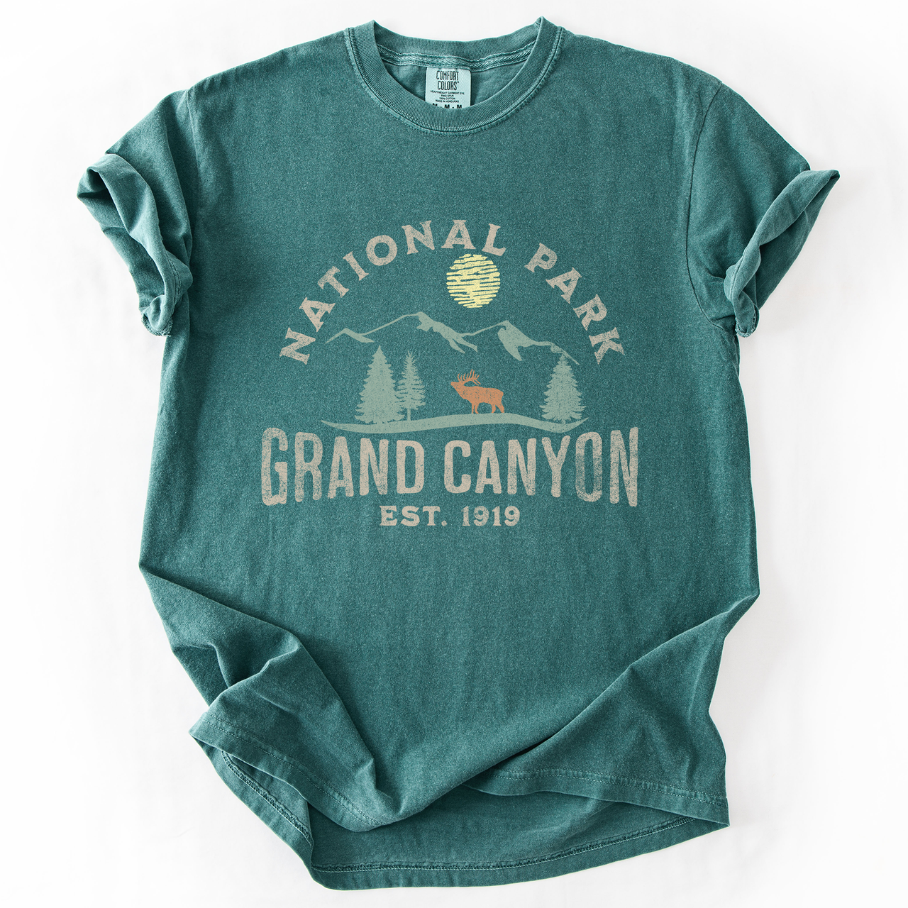 Grand Canyon National Park Nature Outdoors Camping Hiking Adventure Trails Comfort Colors Tee