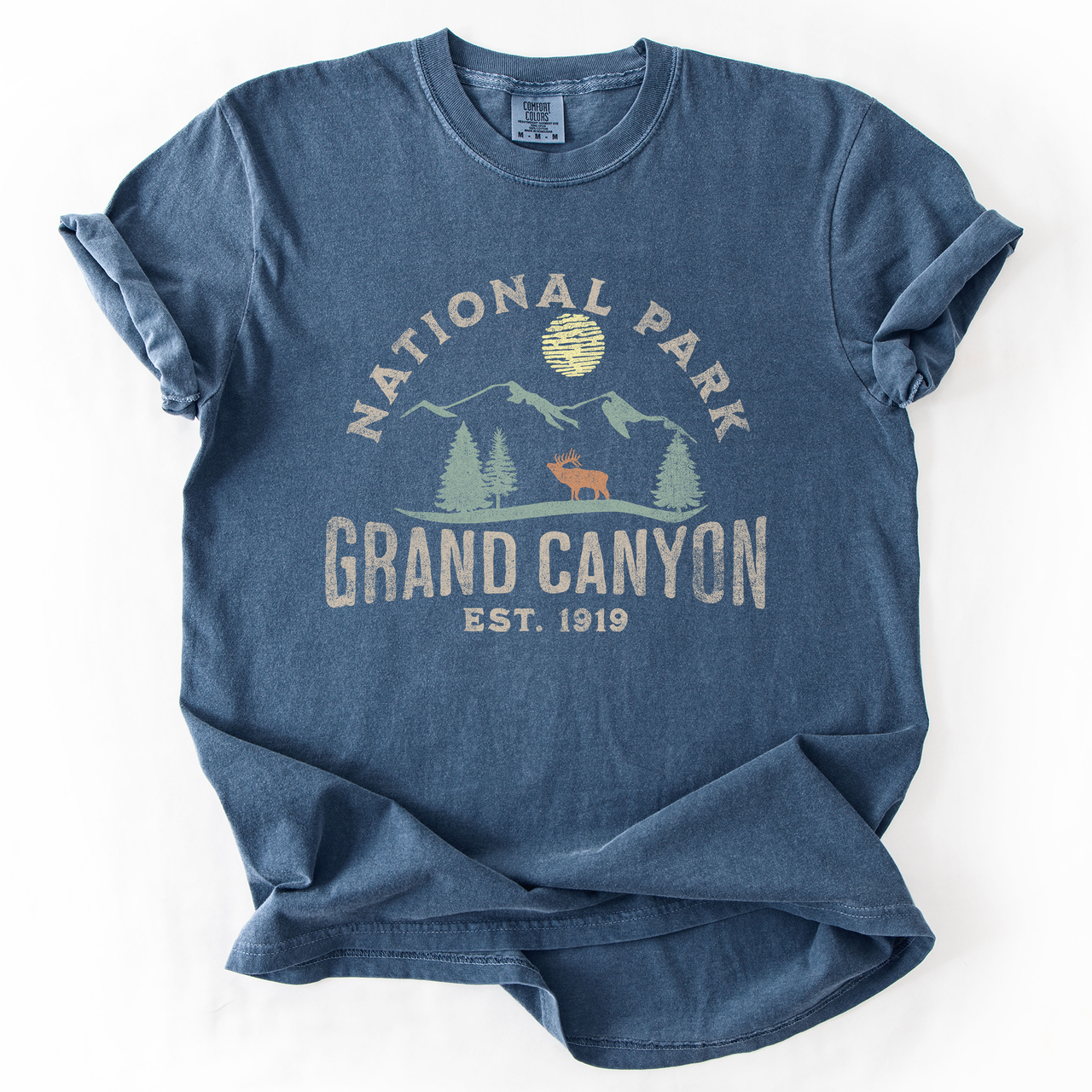 Grand Canyon National Park Nature Outdoors Camping Hiking Adventure Trails Comfort Colors Tee