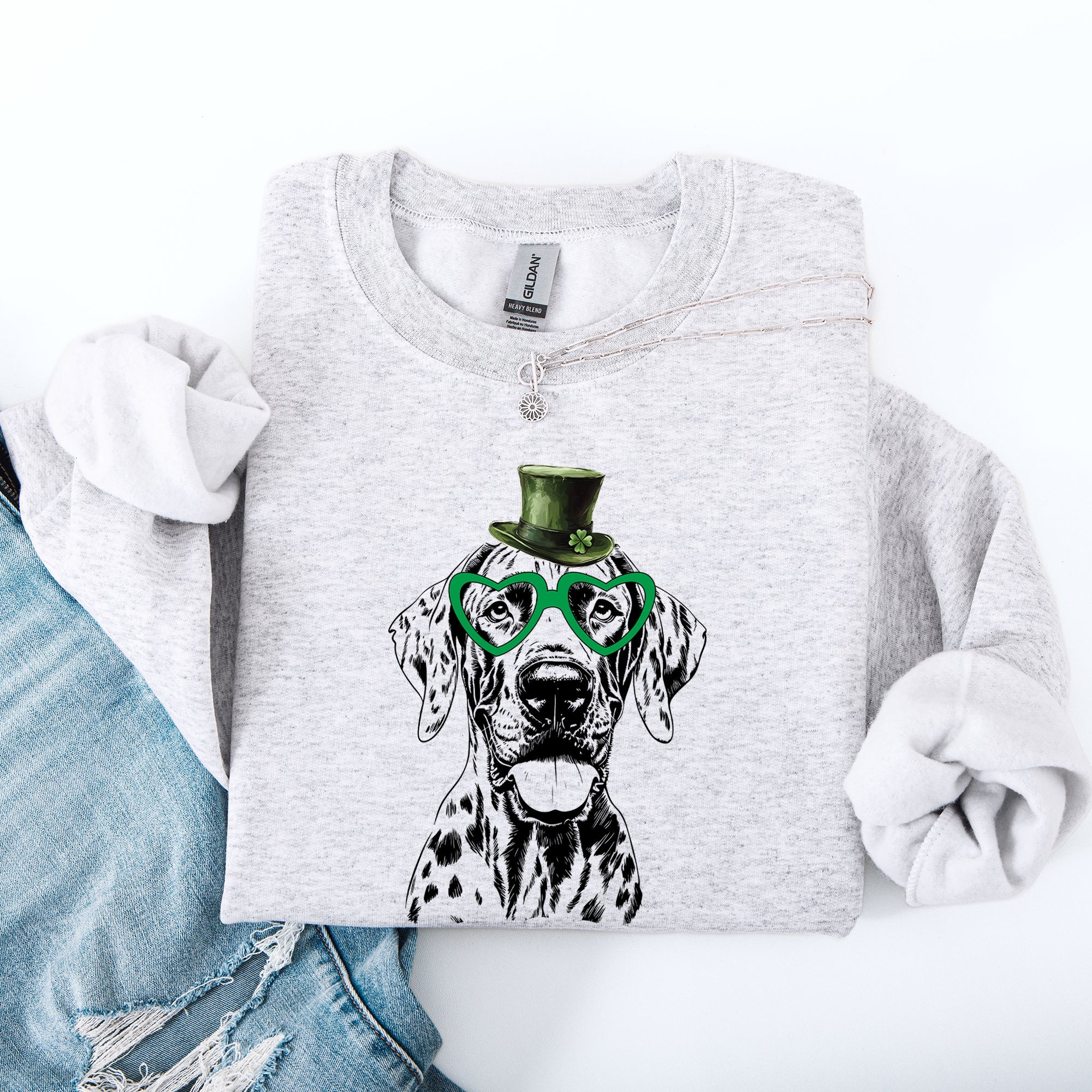 Great Dane St Patrick's Day Lucky Irish Pride Edition Heritage Cozy Classic Sweatshirt