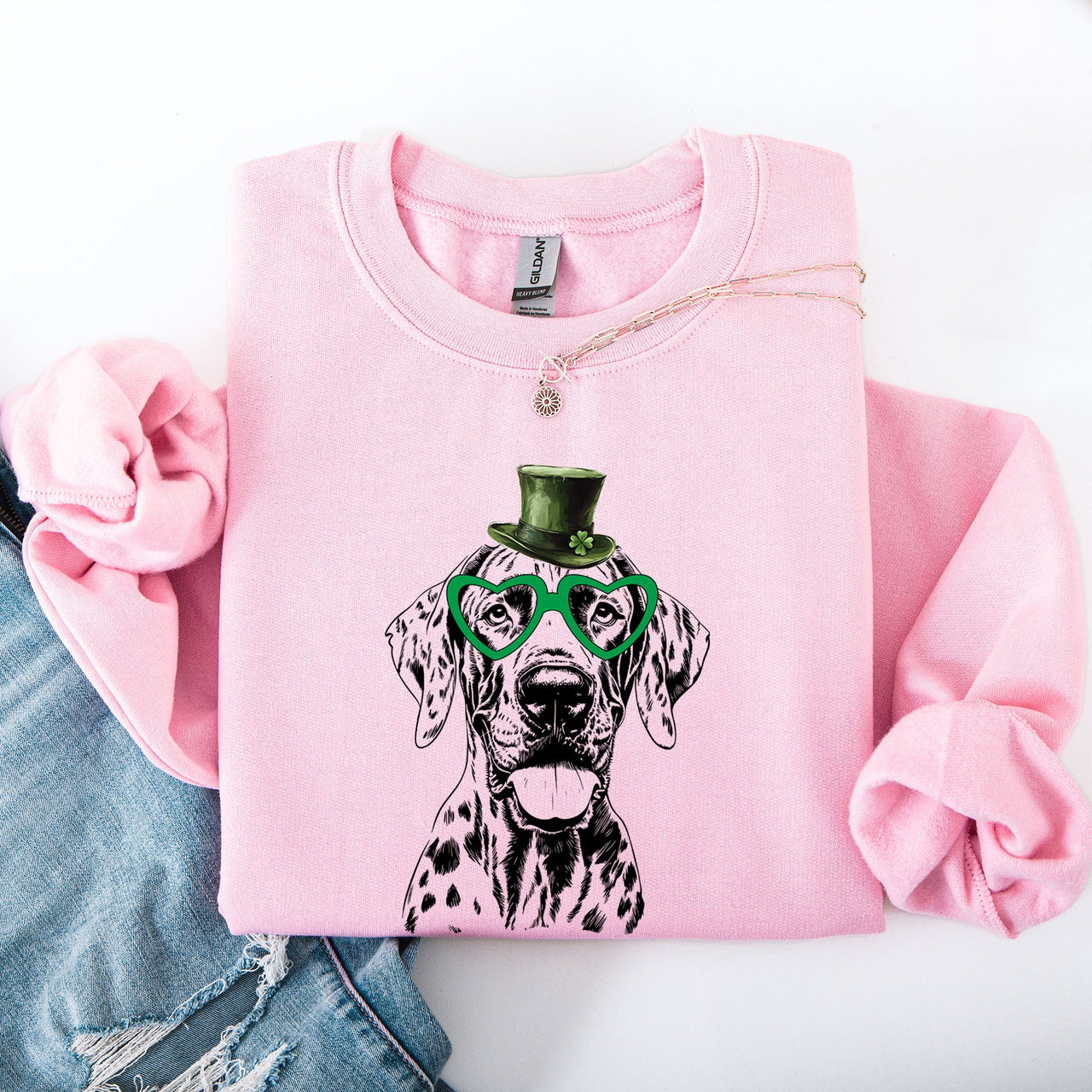 Great Dane St Patrick's Day Lucky Irish Pride Edition Heritage Cozy Classic Sweatshirt