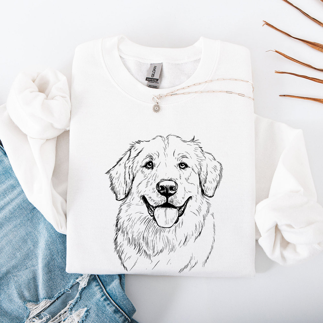 Great Pyrenees Dog Lover Paw Prints Cozy Fleece Ultra Plush Everyday Wear Sweatshirt