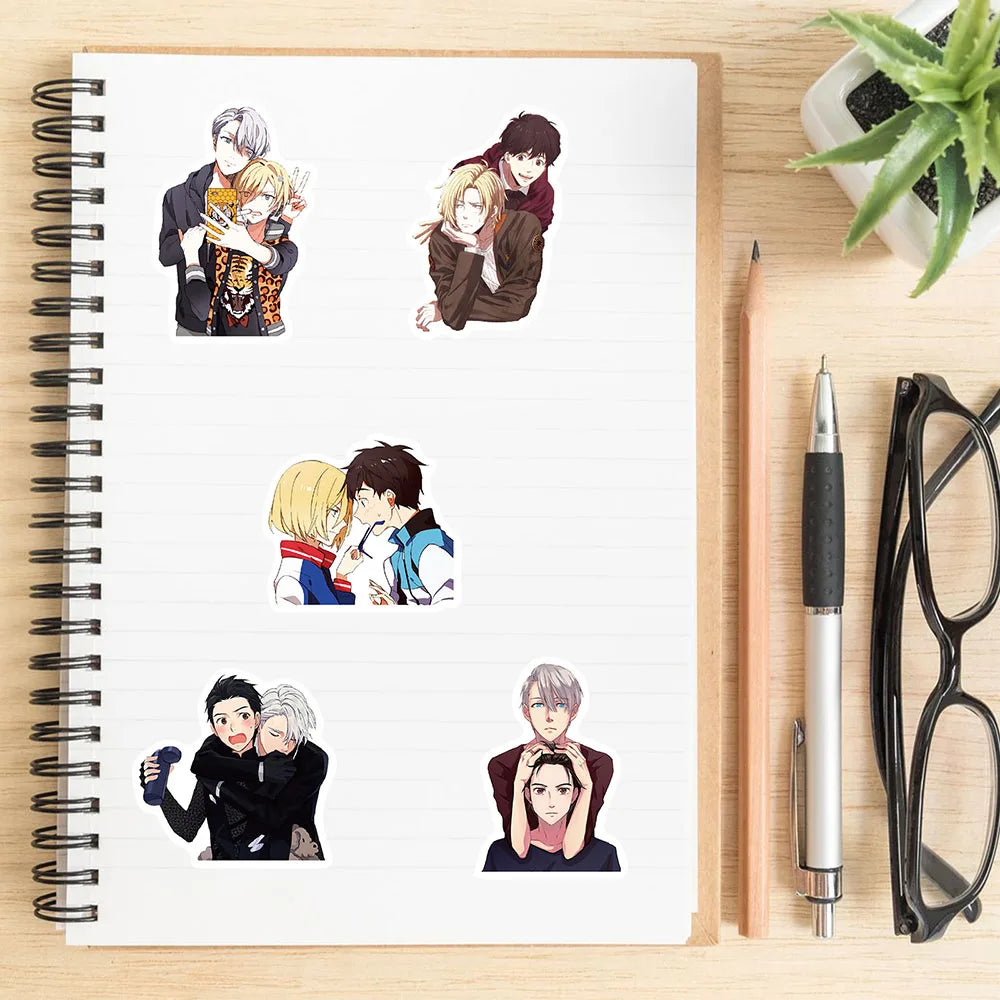 10/30/50pcs Gay BL Boys Love Anime Stickers Cartoon Decals Skateboard Laptop Guitar Suitcase Motorcycle Waterproof Sticker Toy