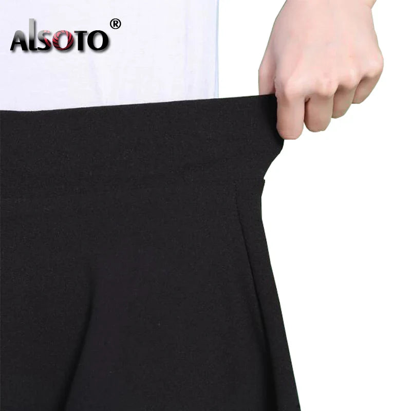 2026 Summer Style Women Skirt Solid Color Sexy High Waist Midi Pleated Skirts Stripe Black School Korean Mini A-line Saia